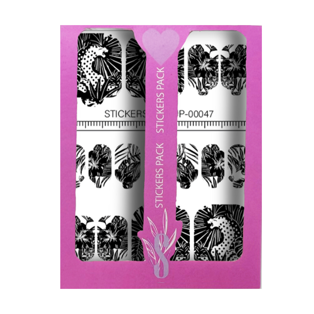 

Наліпки для дизайну нігтів StickersSpace Wraps Pedi (P-00047)