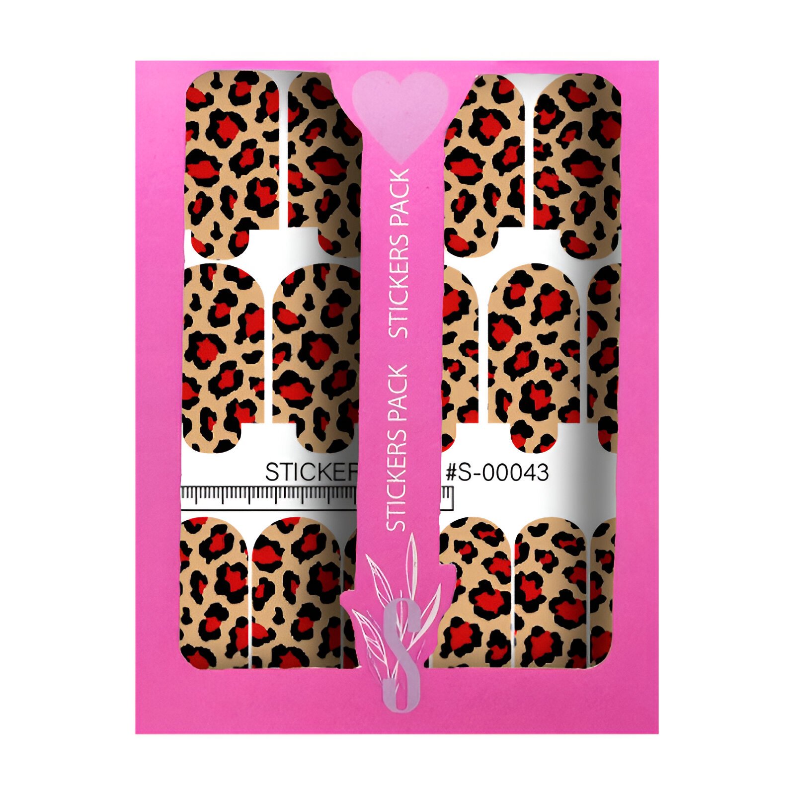 

Наліпки для дизайну нігтів StickersSpace Wraps Mani (S-00043)