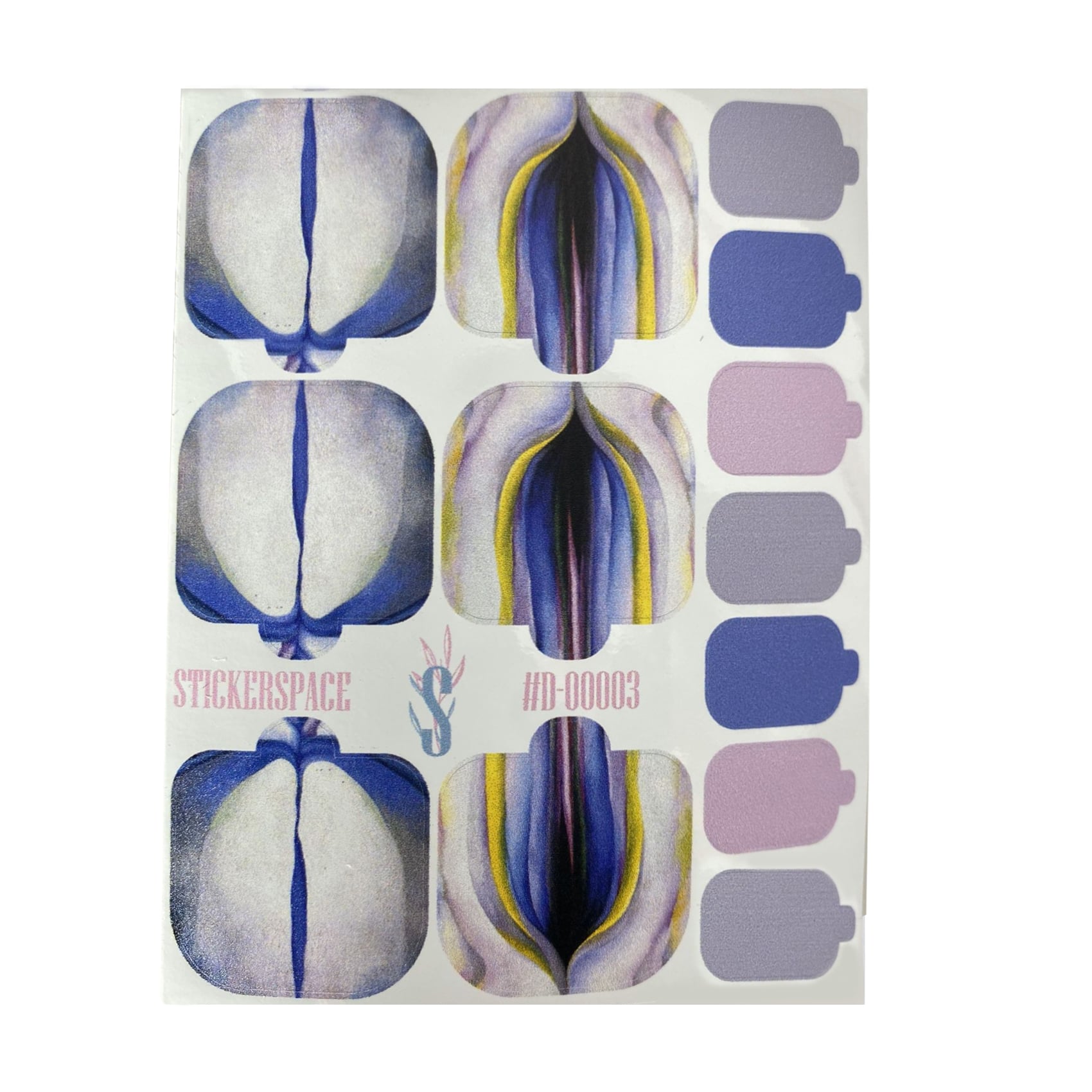 

Наліпки для дизайну нігтів StickersSpace Wraps Pedi (D-00003)