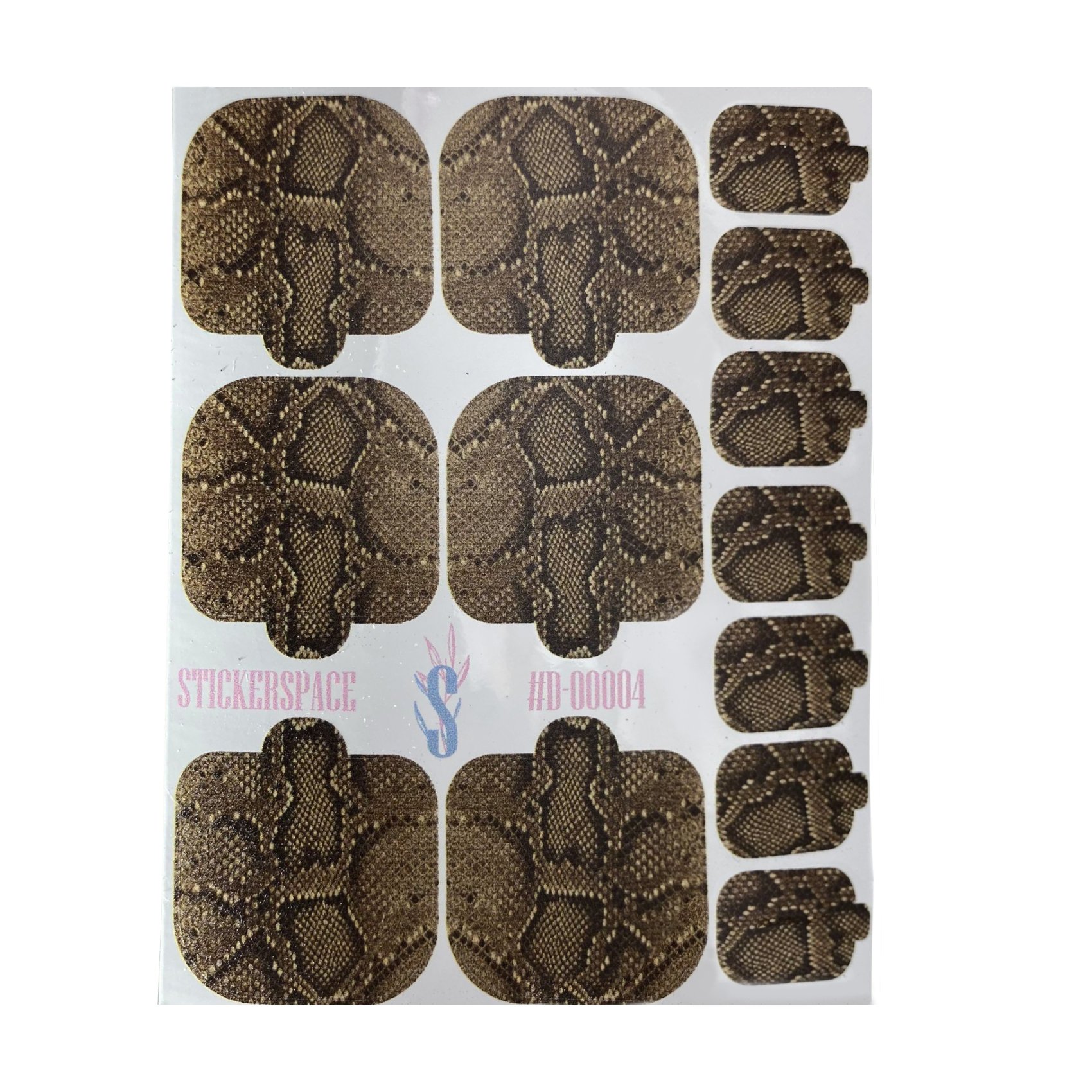 

Наліпки для дизайну нігтів StickersSpace Wraps Pedi (D-00004)