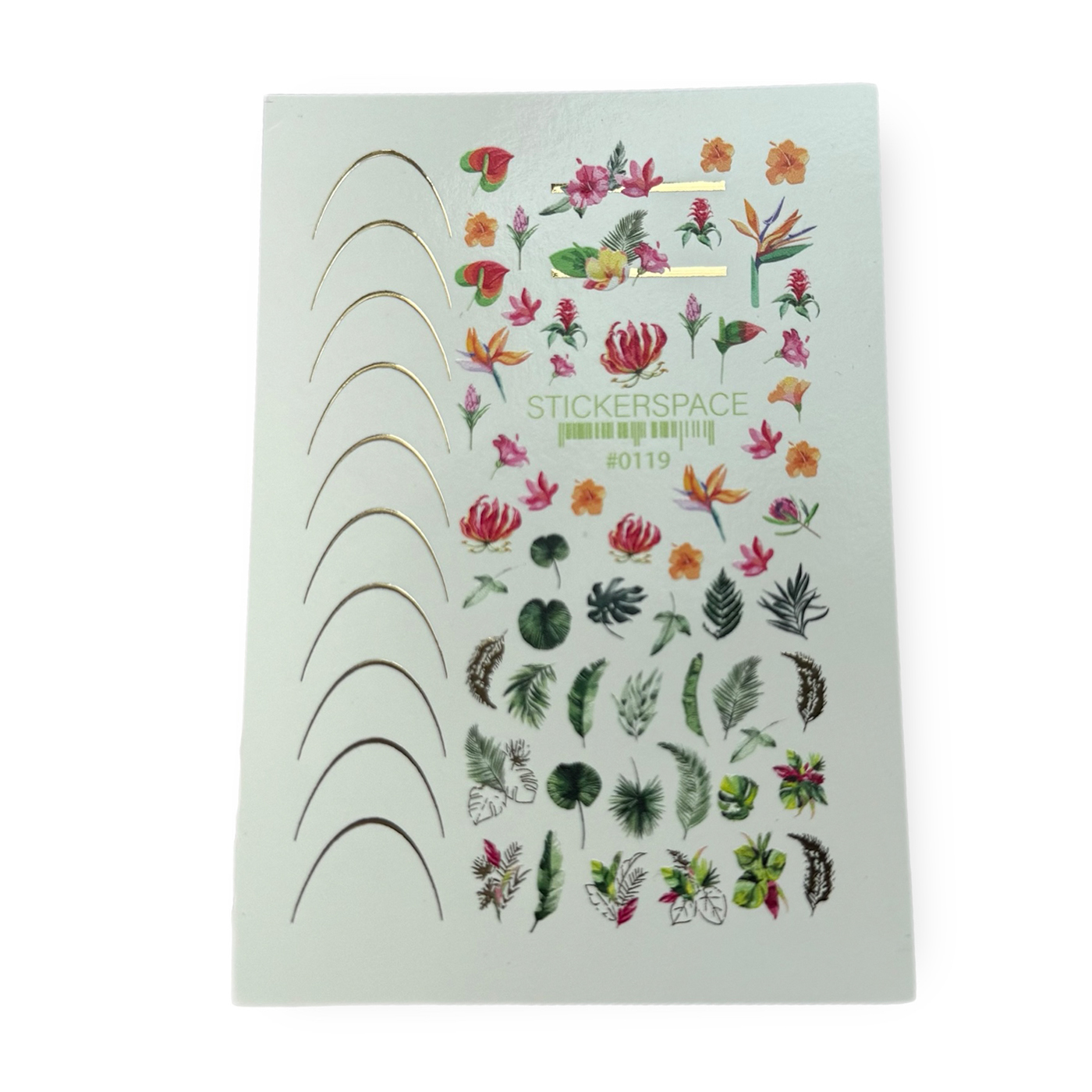 

Наліпки для дизайну нігтів StickersSpace Sliders Combi (0119)