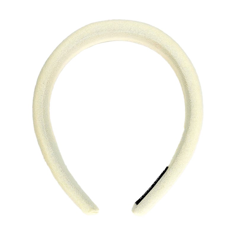 

Уцінка! Обруч для волосся Miso широкий, бавовна, білий, 1 шт (N010-4)