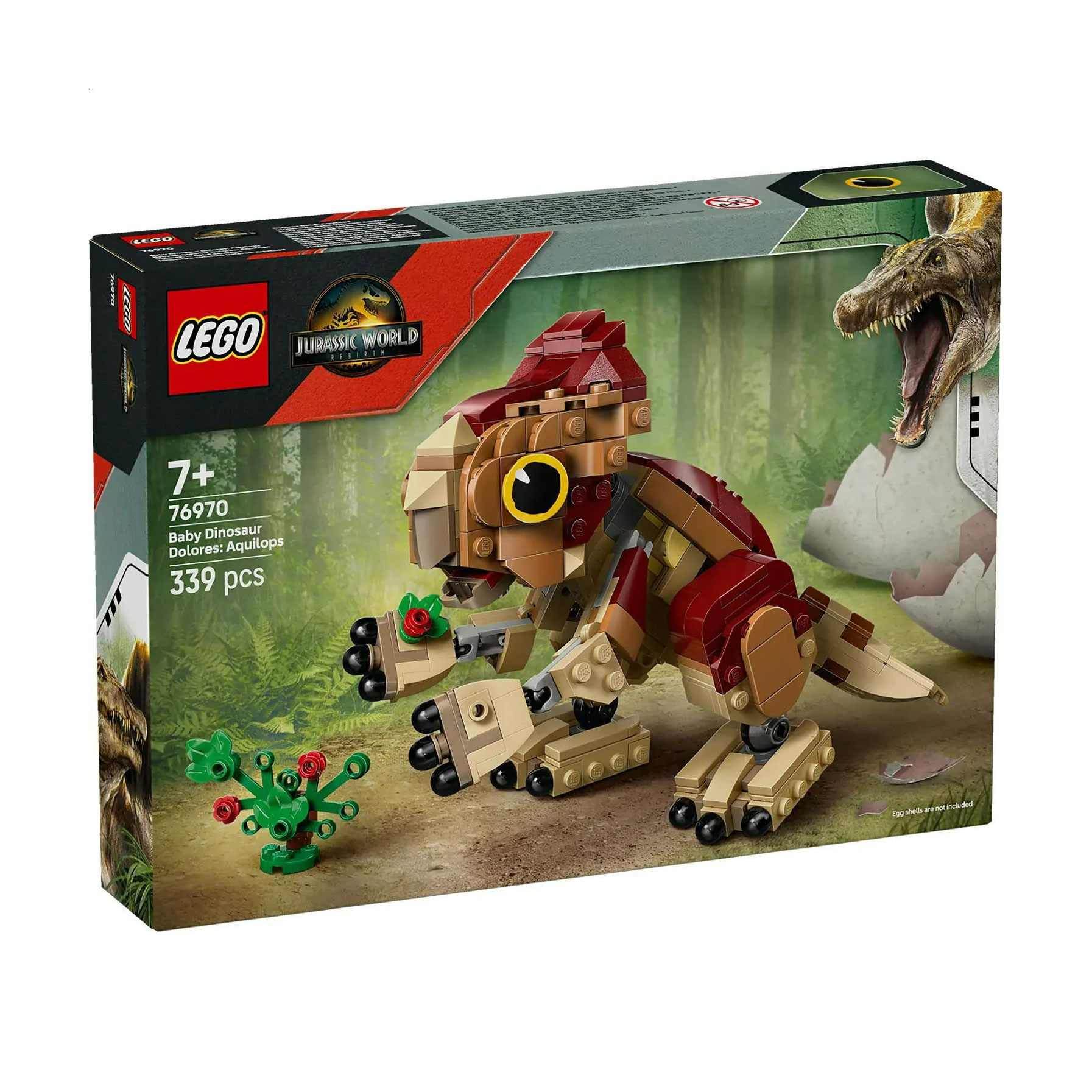 

Уцінка! Конструктор LEGO Jurassic World Маленький динозавр Долорес: Аквілопс, 339 деталей, від 7 років (76970)