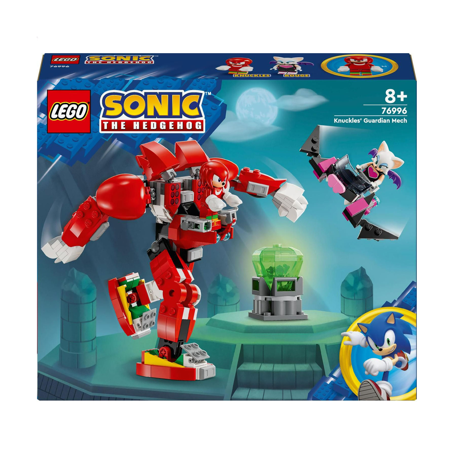 

Конструктор LEGO Sonic The Hedgehog Вартовий робот Єхидни Наклз, 276 деталей, від 8 років (76996)