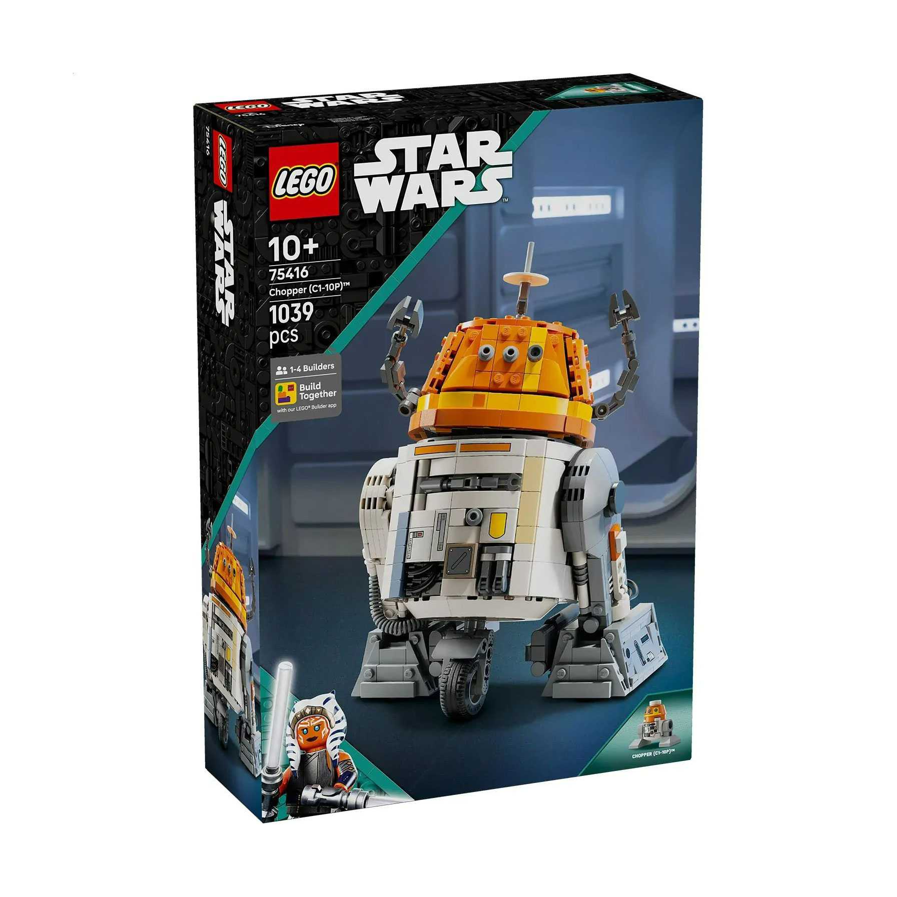 

Конструктор LEGO Star Wars Астромеханічний дроїд Чопер C1-10P, 1039 деталей, від 10 років (75416)