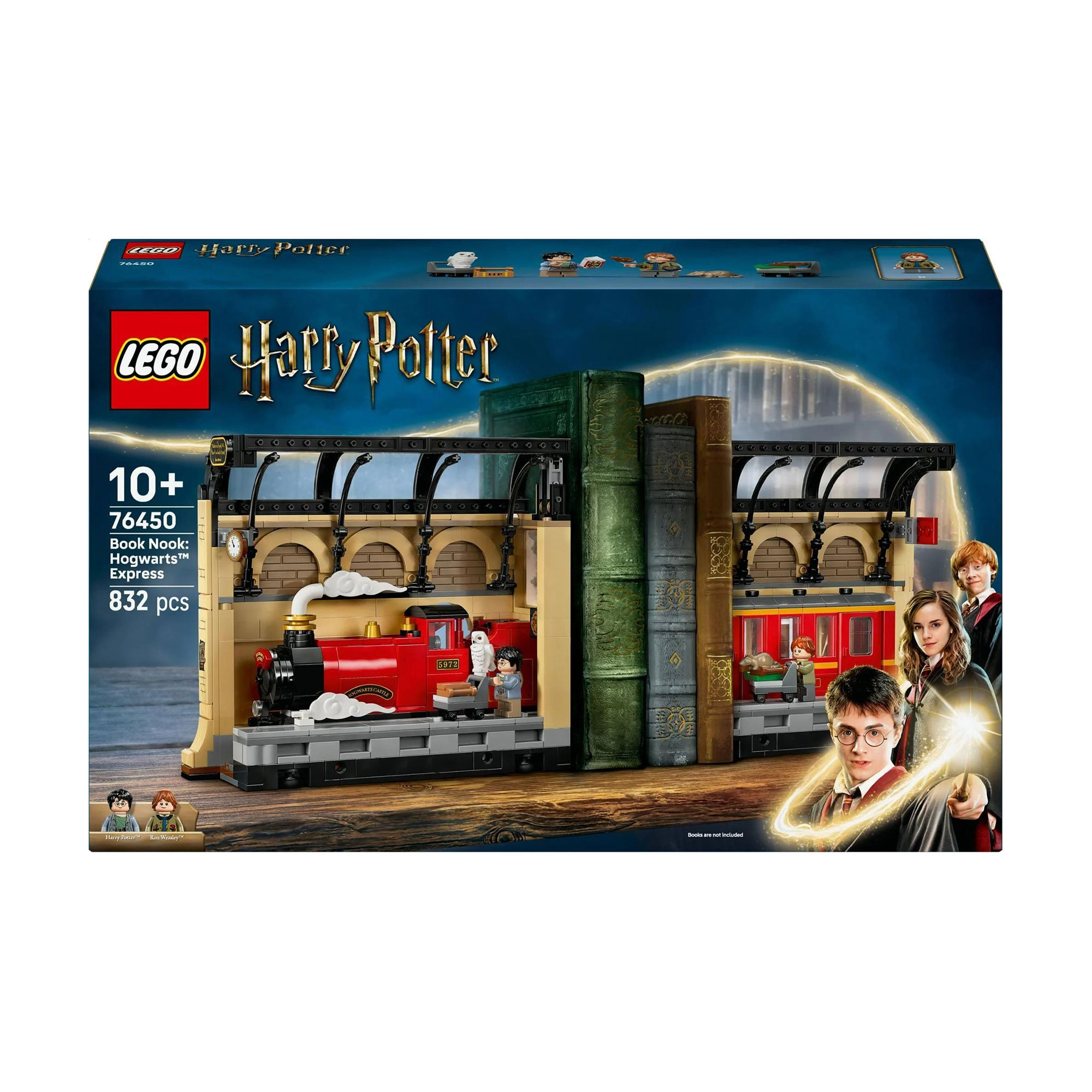 

Конструктор LEGO Harry Potter Книжковий куточок: Гоґвортс - експрес, 832 деталі, від 10 років (76450)