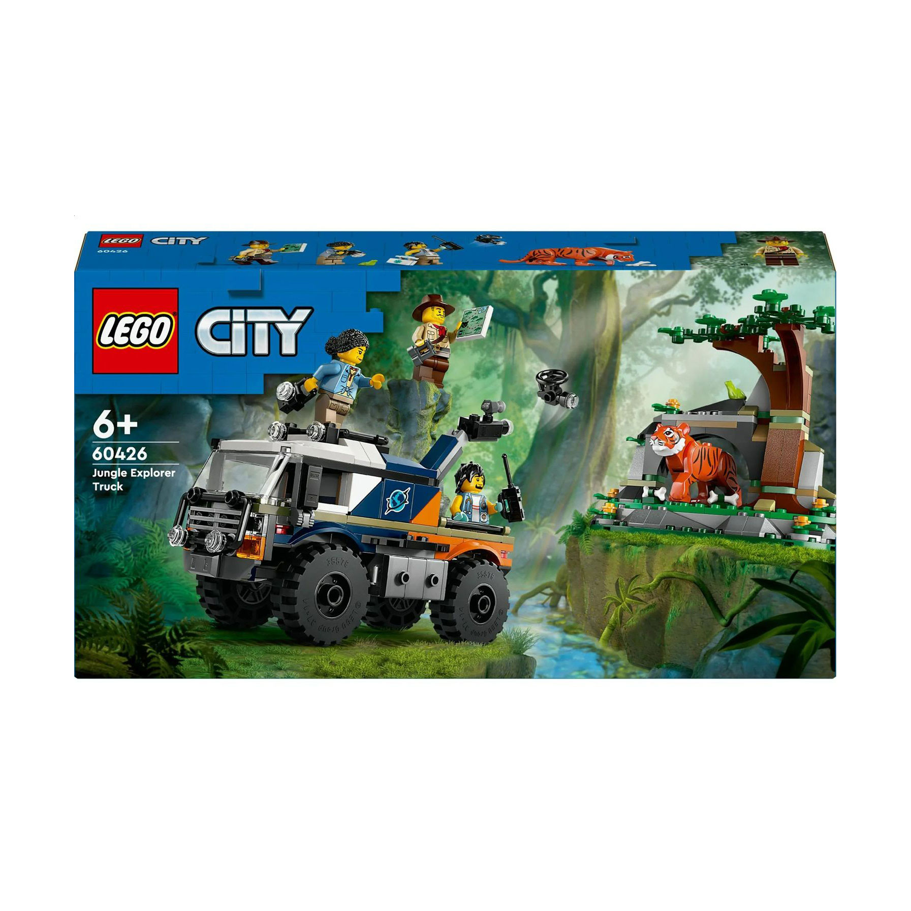 

Конструктор LEGO City Позашляховик для дослідження джунглів, 314 деталей, від 6 років (60426)