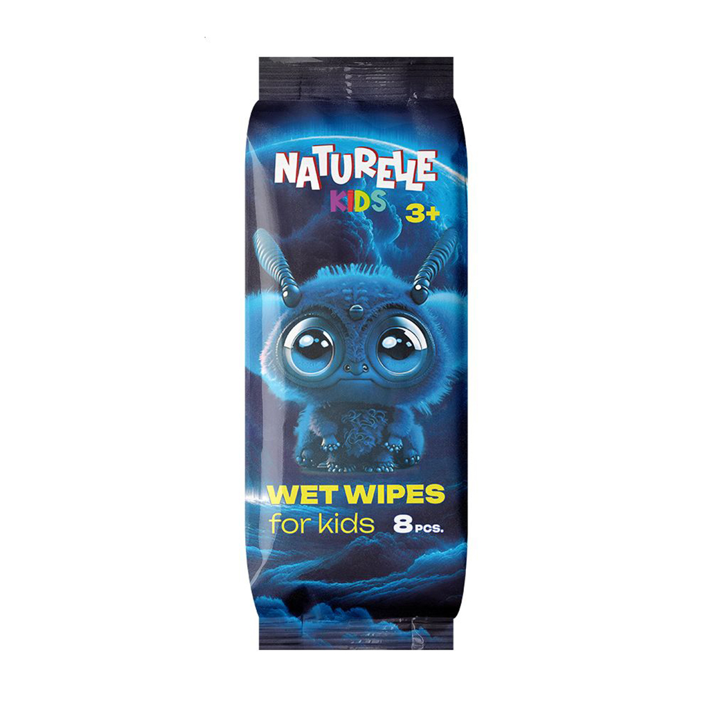 

Дитячі вологі серветки Naturelle Kids Baby Wipes, в асортименті, 8 шт