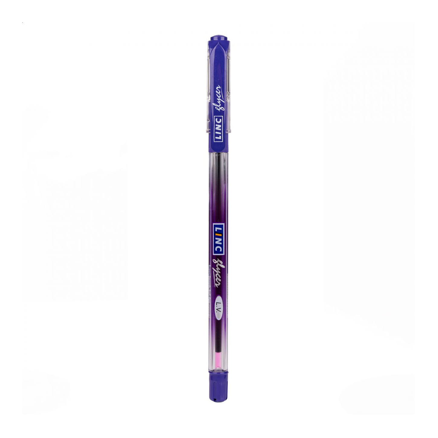 

Ручка кулько-масляна LINC Glycer, фіолетова, 0.7 мм, 1 шт (411898)