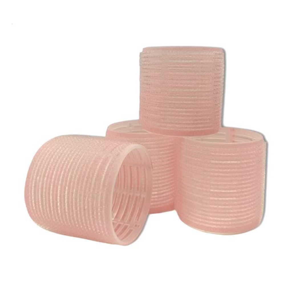 

Бігуді для волосся Beauty Line з липучками, рожеві, діаметр 6 см, 4 шт (412234-3)