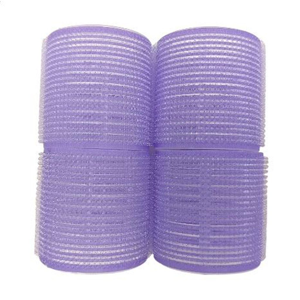 

Бігуді для волосся Beauty Line з липучками, фіолетові, діаметр 6 см, 4 шт (412234-4)