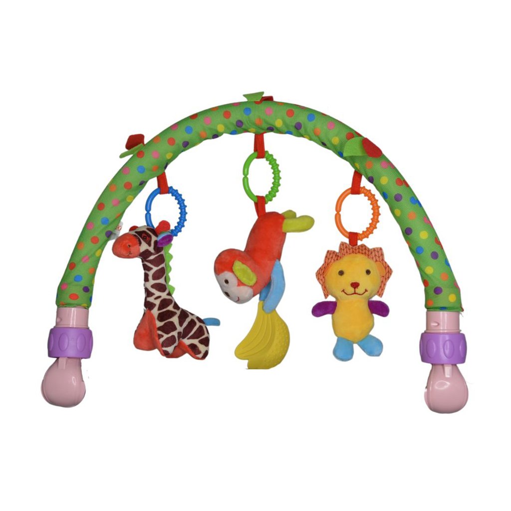 

Дитяча дуга-підвіска для коляски Lindo з іграшками, від народження (F 1016)