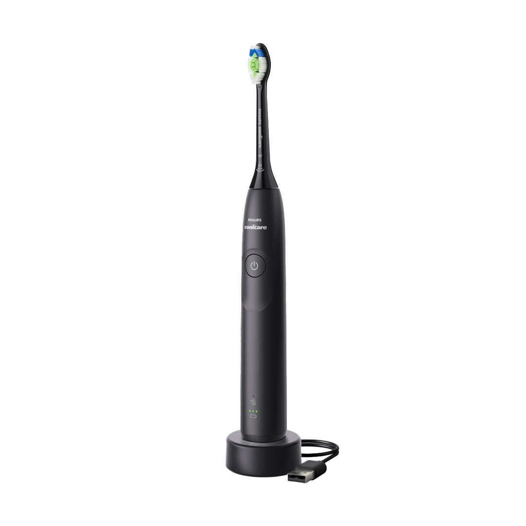

Електрична зубна щітка PHILIPS Sonicare серії 5300 HX7101/01 Чорна, 1 шт