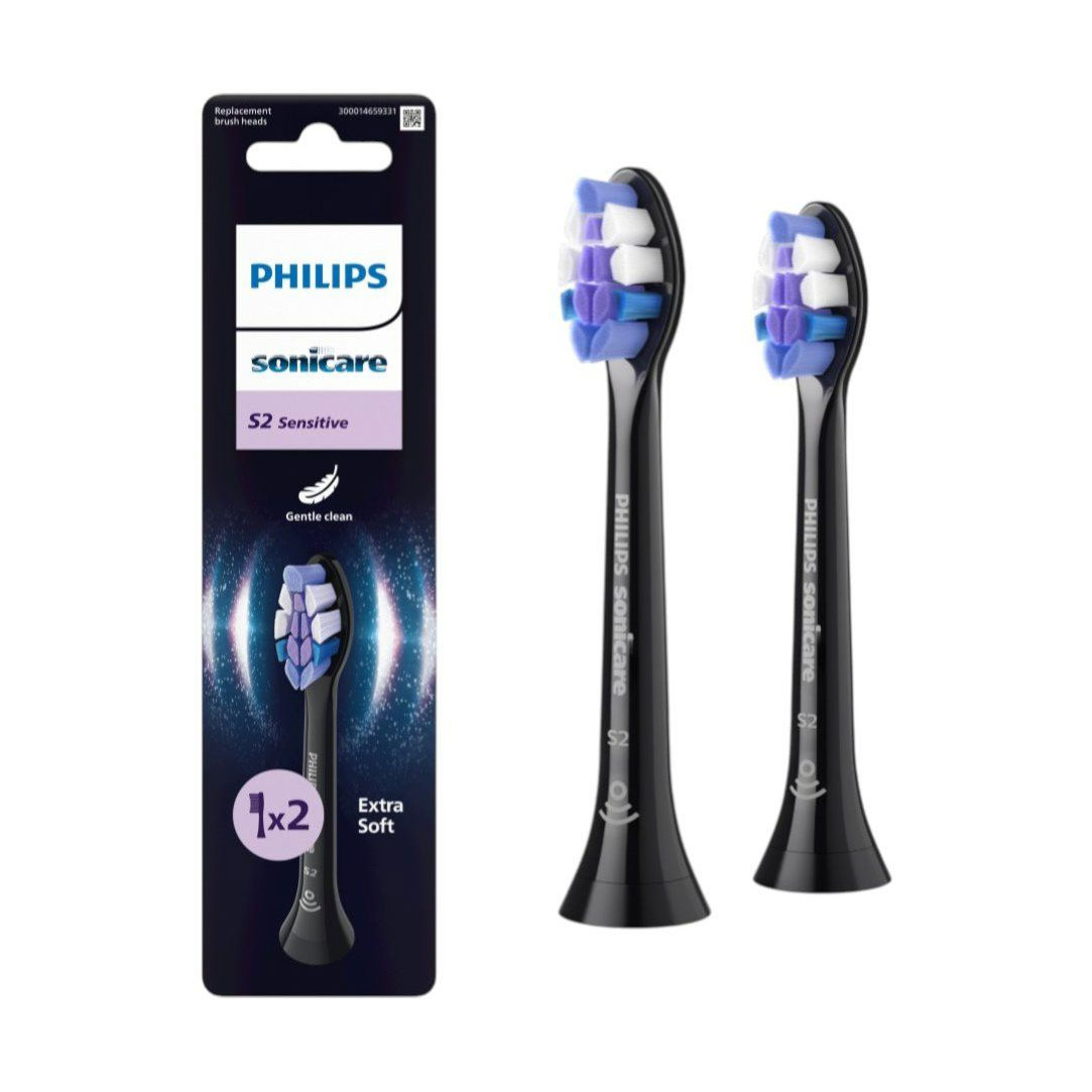 

Змінні насадки для електричної звукової зубної щітки PHILIPS Sonicare Sensitive HX6052/88, 2 шт