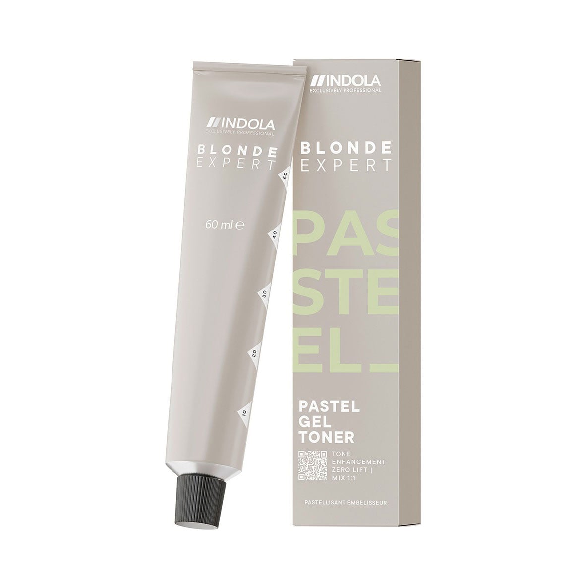 

Уцінка! Перманентна гель-фарба для тонування волосся у пастельні відтінки Indola Blonde Expert Pastel Gel Toner, G.2 Pearl, 60 мл