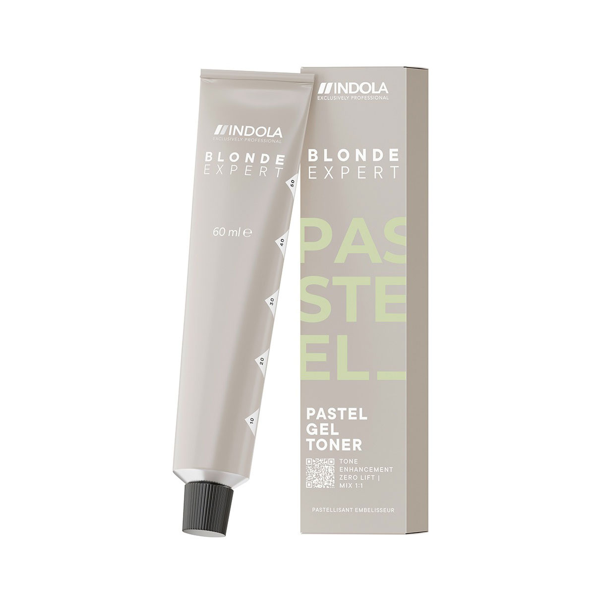 

Перманентна гель-фарба для тонування волосся у пастельні відтінки Indola Blonde Expert Pastel Gel Toner, G.22 Intensive Pearl, 60 мл
