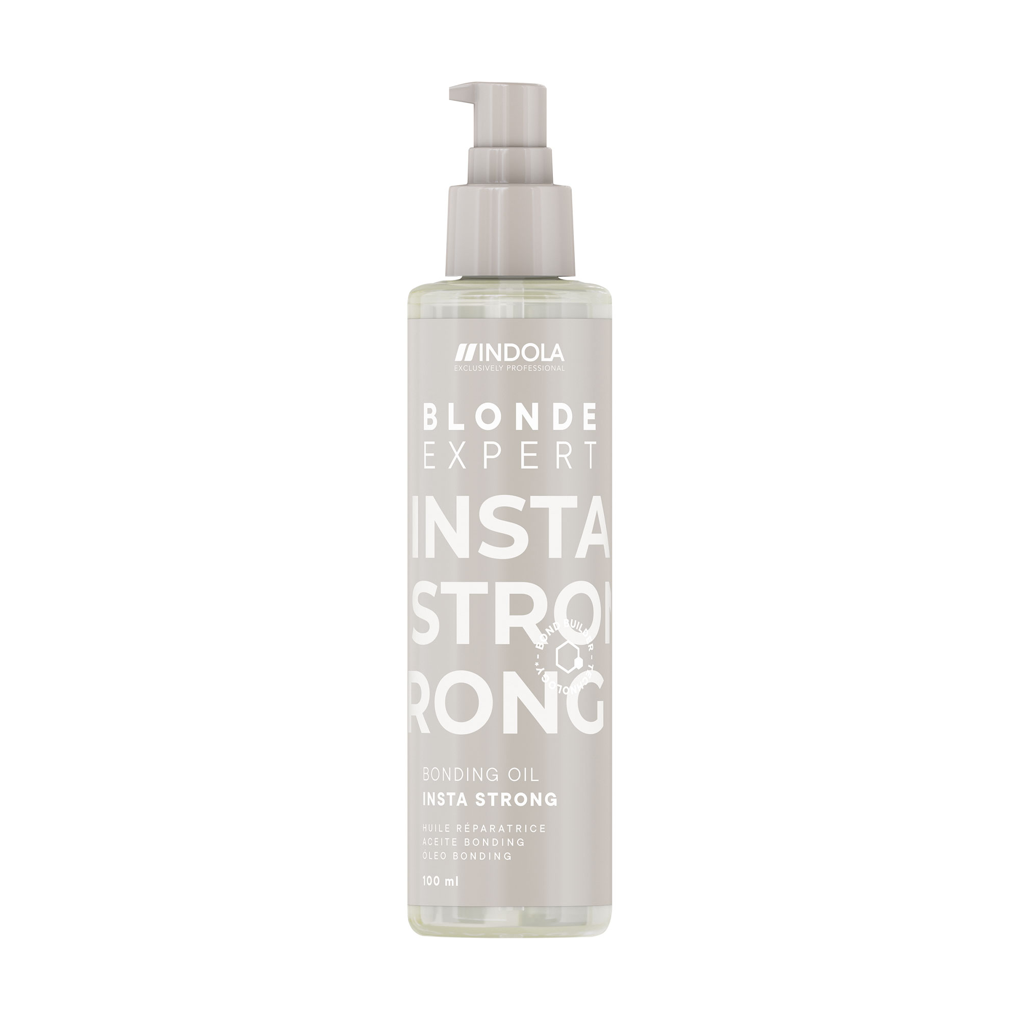

Бондинг олія Indola Blonde Expert Insta Strong Bonding Oil для всіх типів натурального та фарбованого світлого волосся, 100 мл