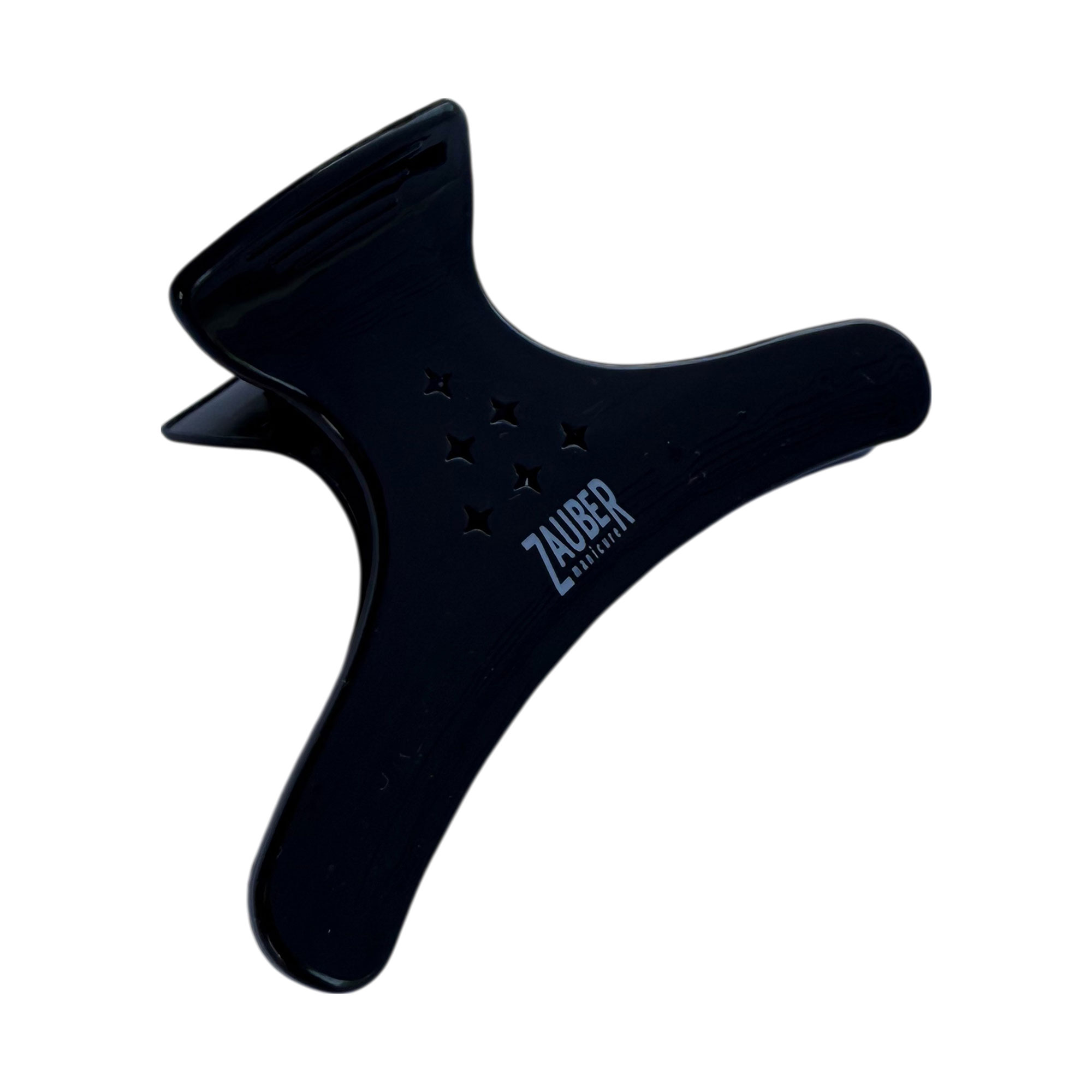 

Затискач-краб для волосся Zauber чорний, 1 шт (06-082-1)