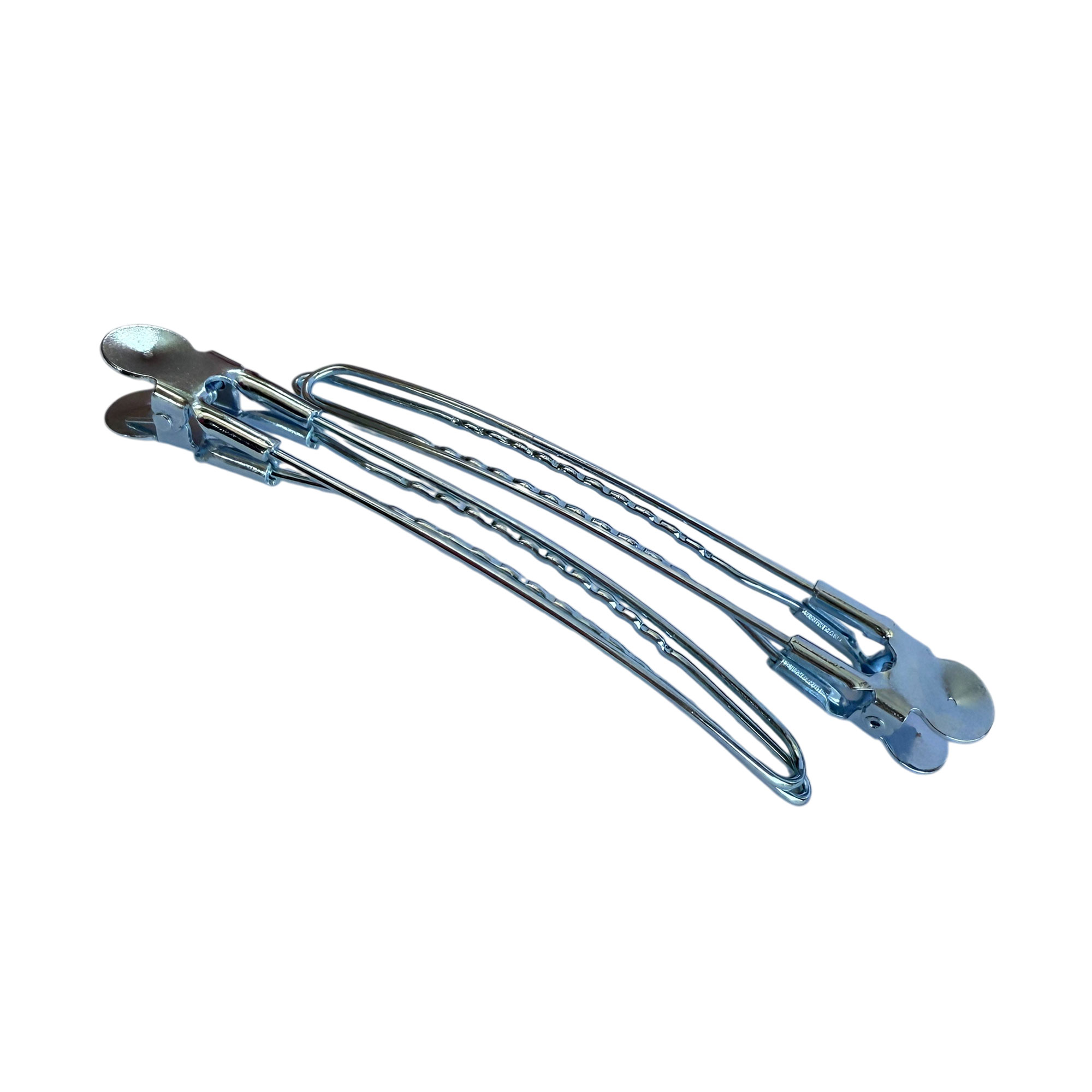 

Зажими для волосся Zauber металеві, сріблясті, 2 шт (06-085-2)