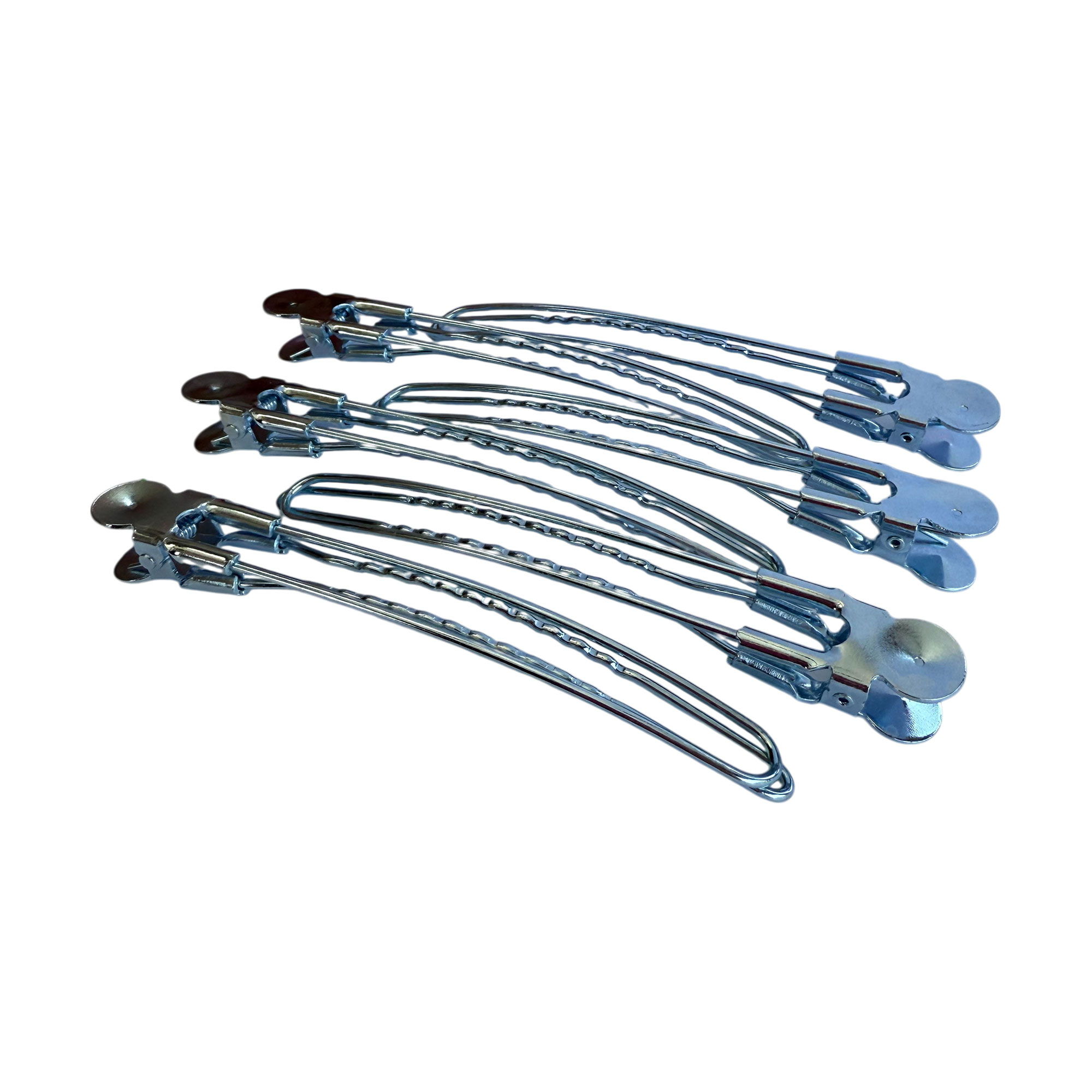 

Зажими для волосся Zauber металеві, сріблясті, 6 шт (06-085-6)