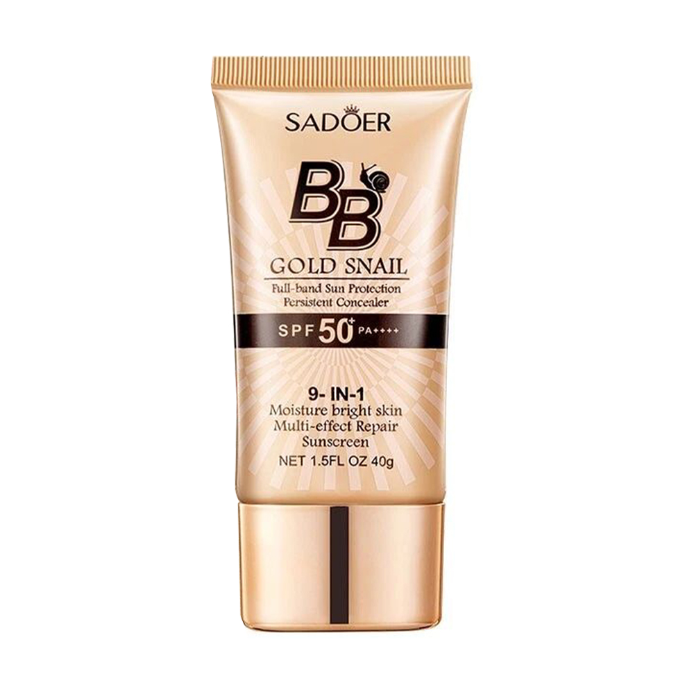 

ВВ-крем для обличчя Sadoer Gold Snail Sun Protection BB Cream, SPF 50+ PA+++, 01 Natural Color, 40 г