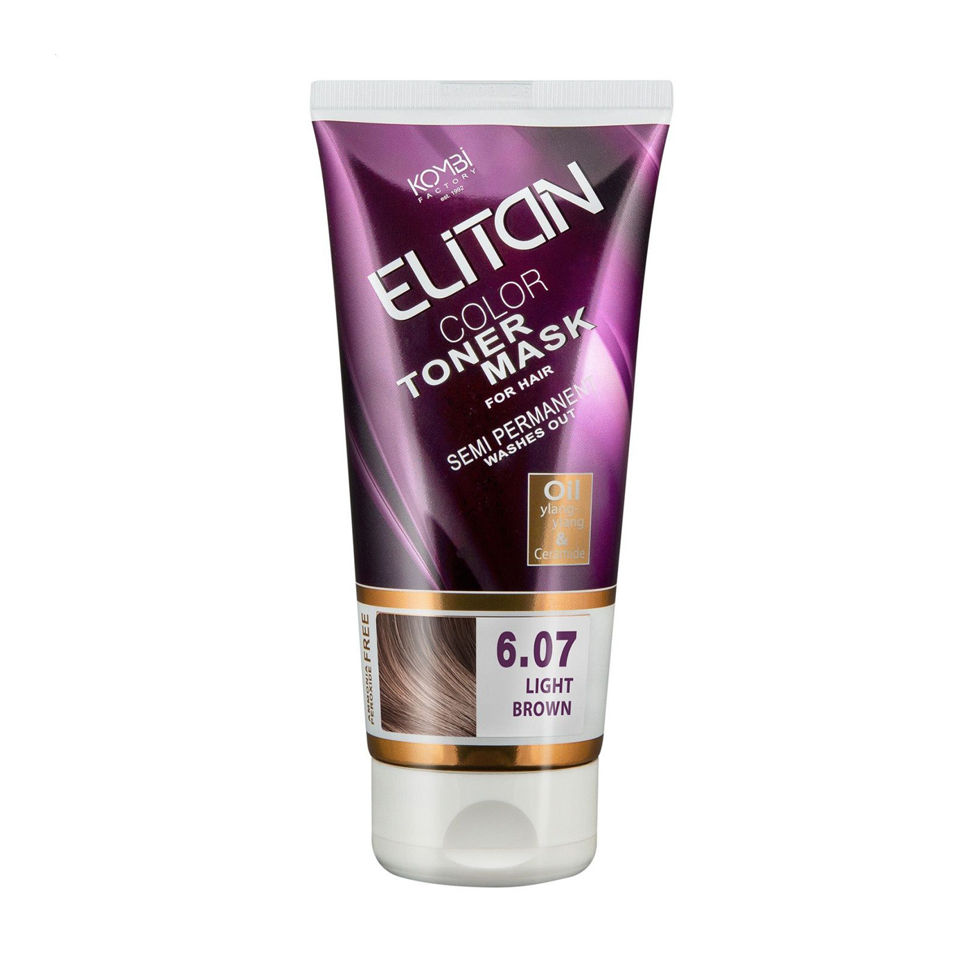 Тонувальна маска для волосся Elitan Color Toner Mask 6.07 Русявий, 150 мл