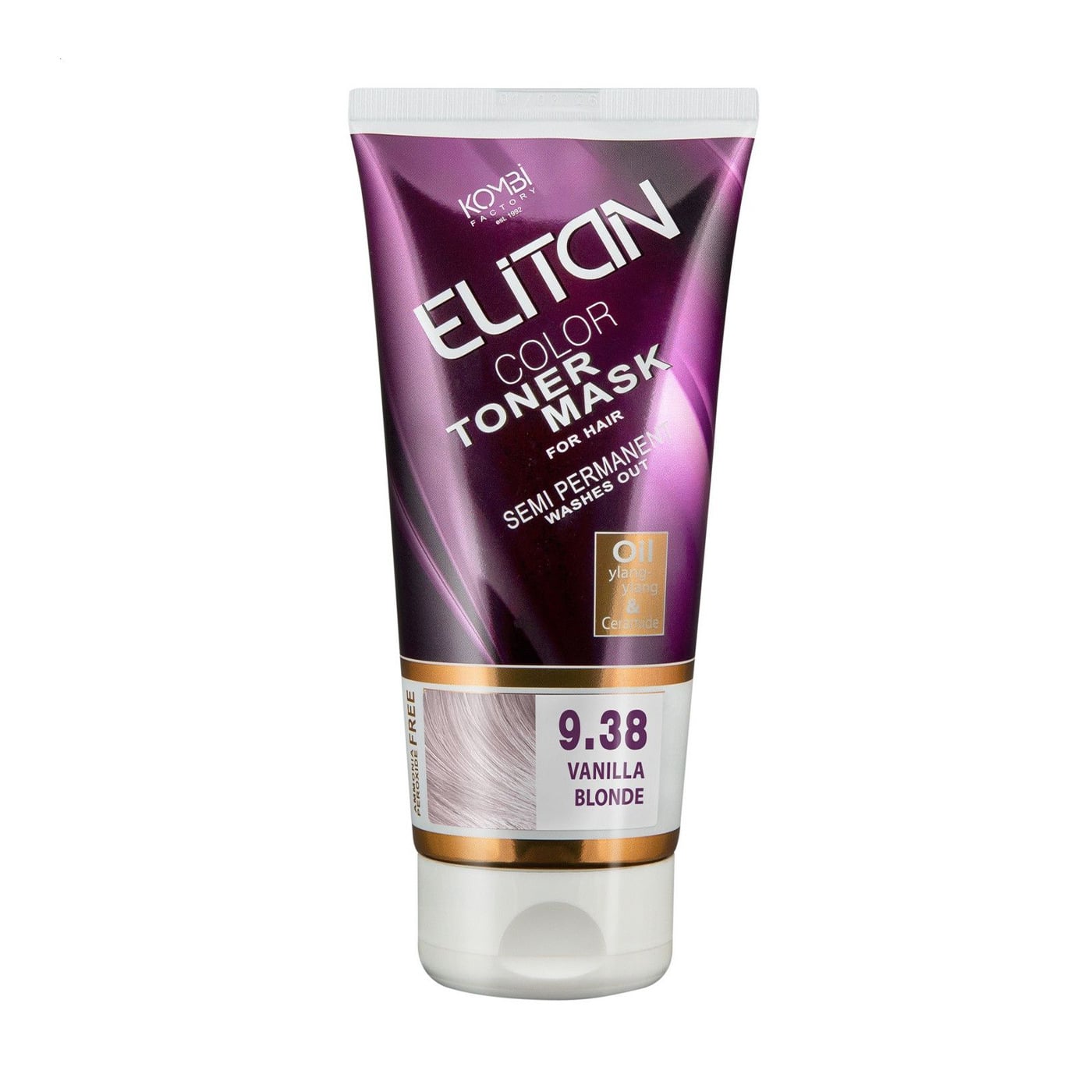 

Тонувальна маска для волосся Elitan Color Toner Mask 9.38 Ванільний блонд, 150 мл