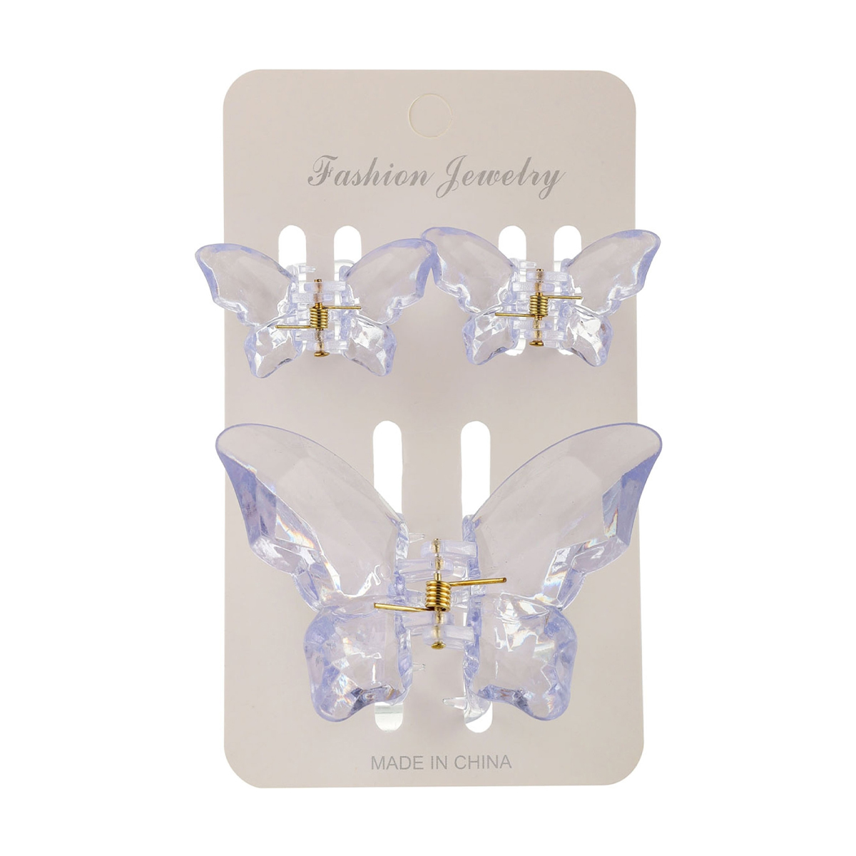 

Набір заколок-крабів для волосся Chacott Hair Clip Set Crystal, Violet, 3 шт