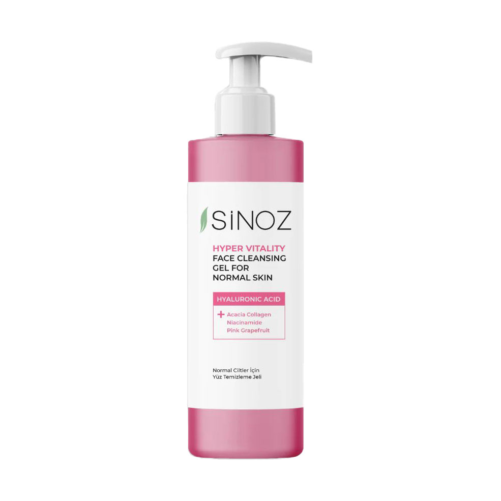 

Очищувальний гель Sinoz Hyper Vitality Face Cleansing Gel для нормальної шкіри обличчя, 400 мл