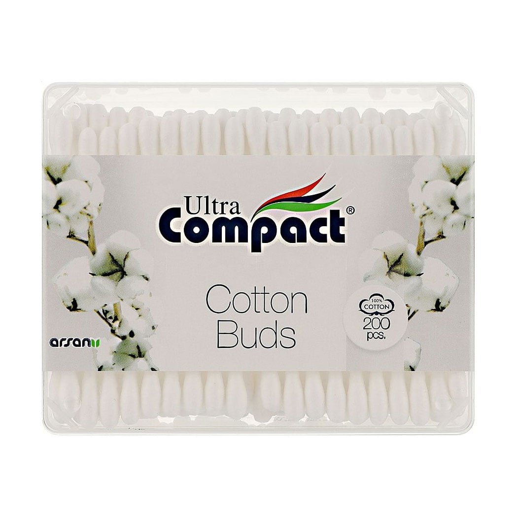 

Ватні палички Ultra Compact Cotton Buds, 200 шт