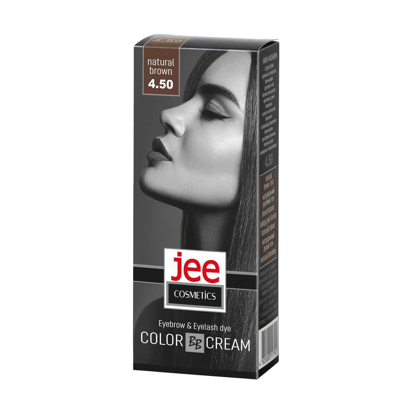 

Крем-фарба для брів та вій Jee Cosmetics Eyebrow & Eyelash Dye Color Cream 4.50 Натуральний русявий, 5 мл