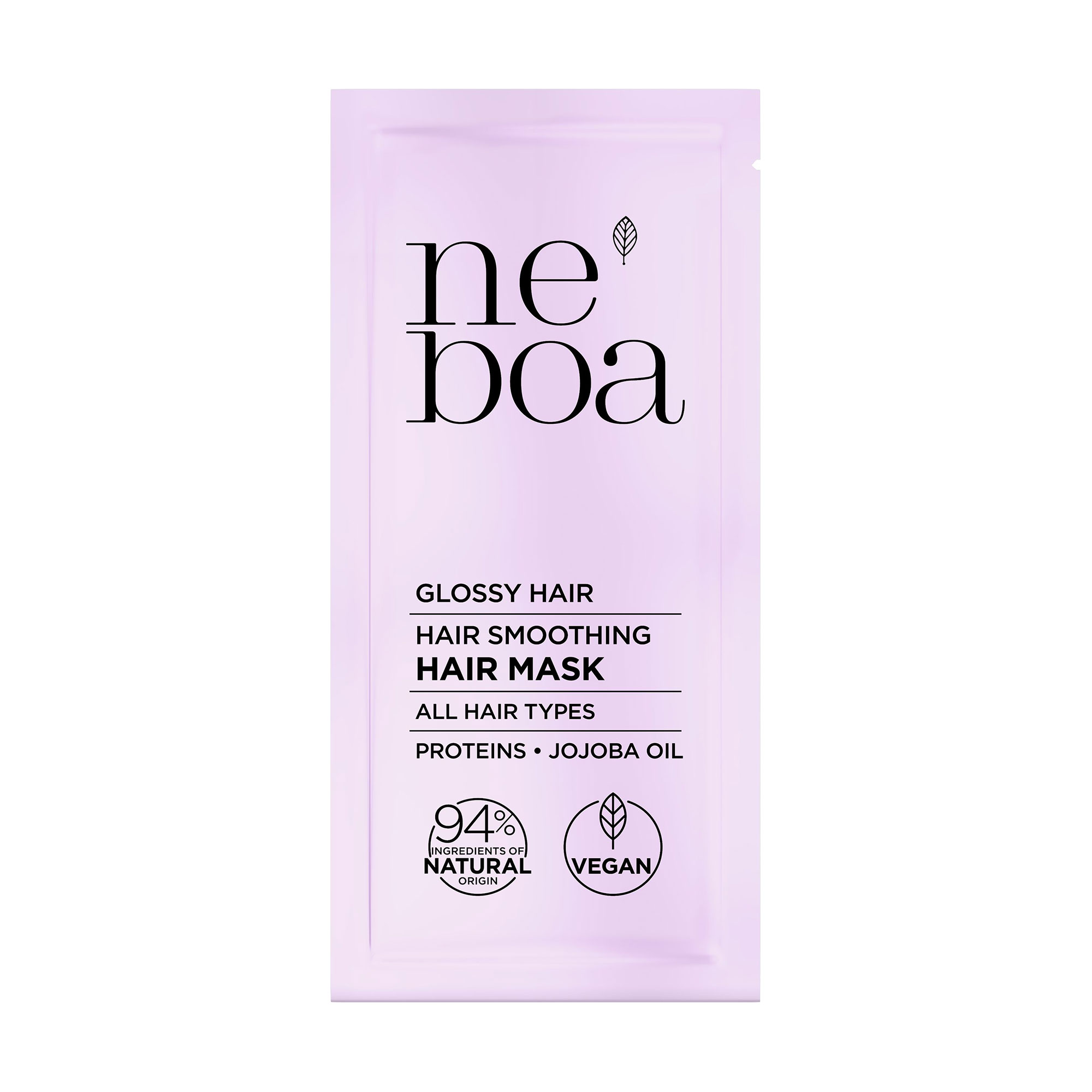 

Маска для волосся Neboa Glossy Hair Smoothing Hair Mask, 25 мл (саше)