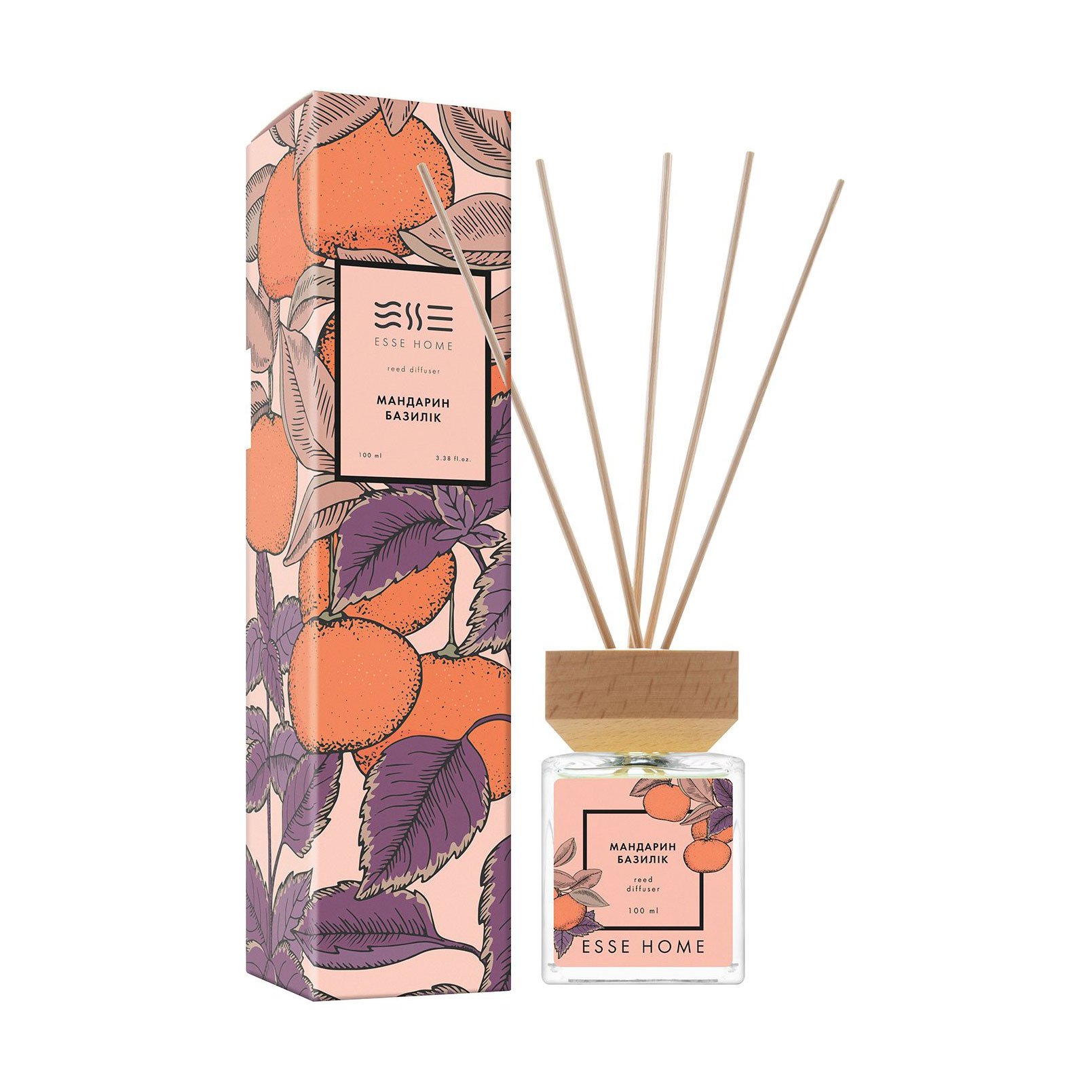 

Аромадифузор Esse Home Мандарин та базилік, 100 мл