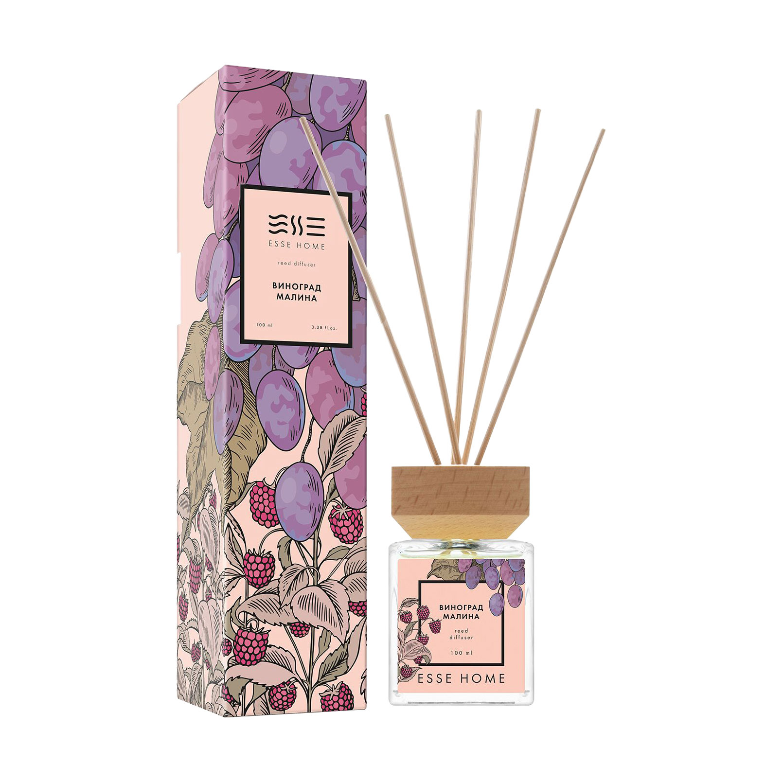 

Аромадифузор Esse Home Виноград та малина, 100 мл