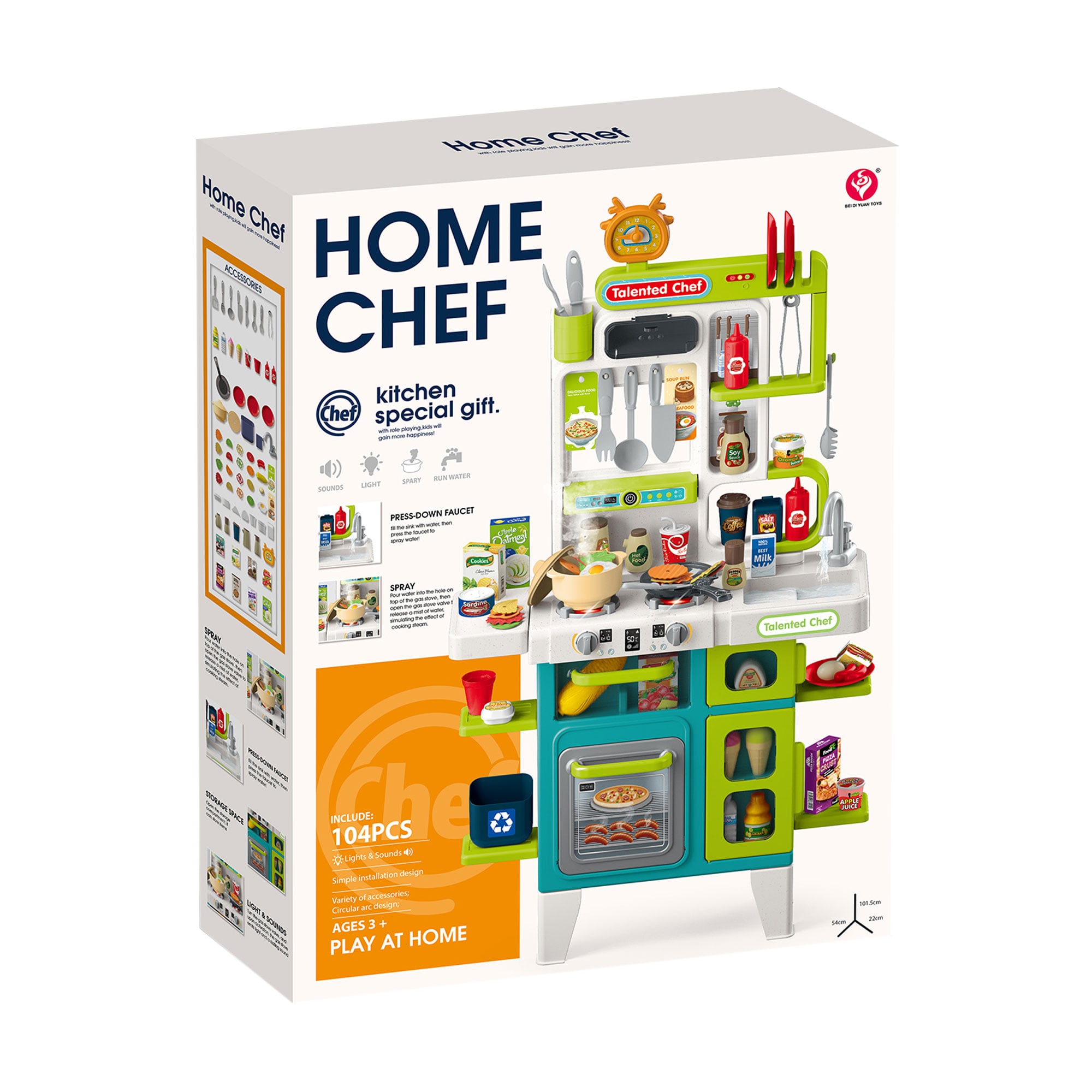 

Дитячий ігровий набір BEI DI YUAN TOYS Весела плита, від 3 років (922-212)