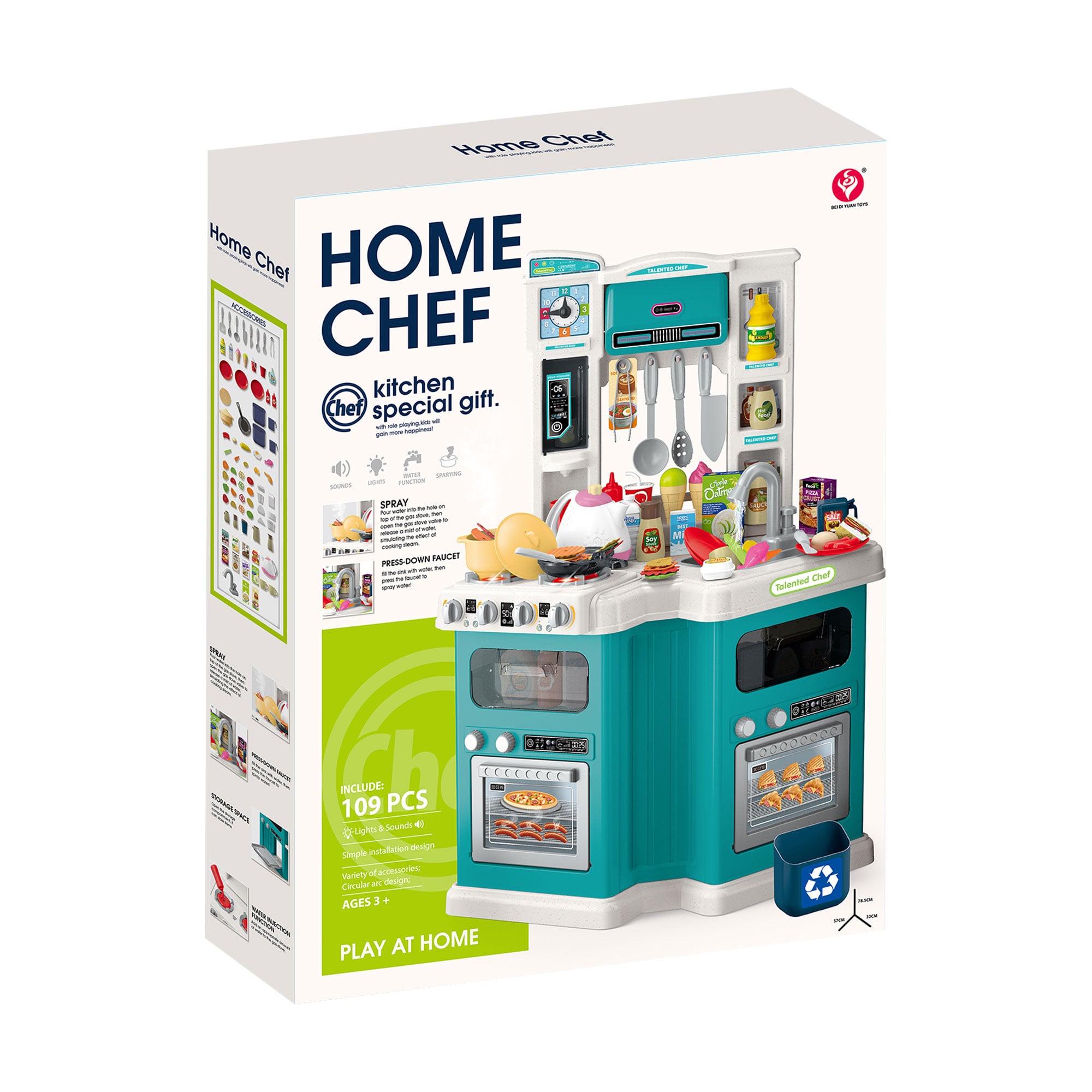 

Дитячий ігровий набір BEI DI YUAN TOYS Кулінарна казка, від 3 років (922-174)