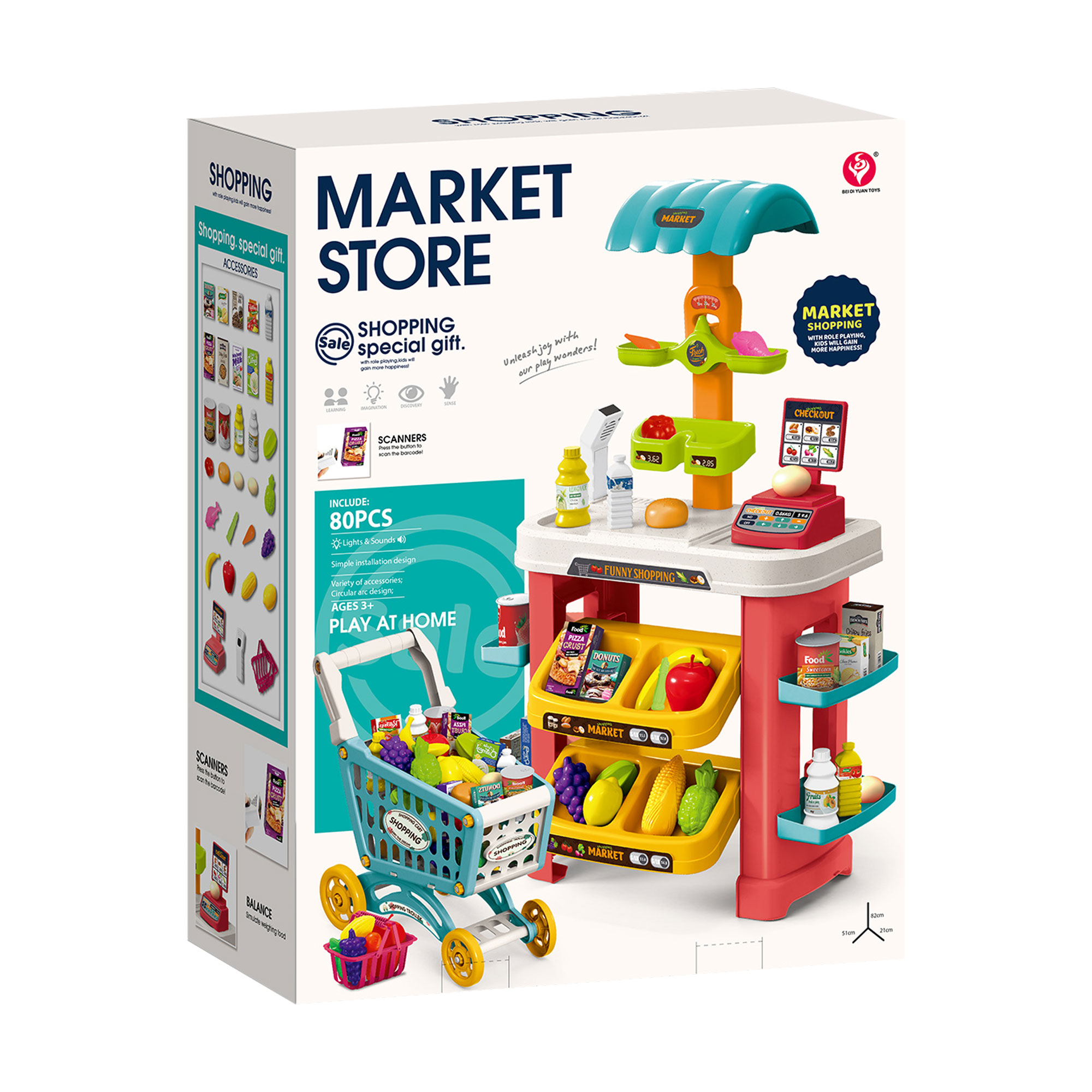 

Дитячий ігровий набір BEI DI YUAN TOYS Супермаркет, від 3 років (922-194)