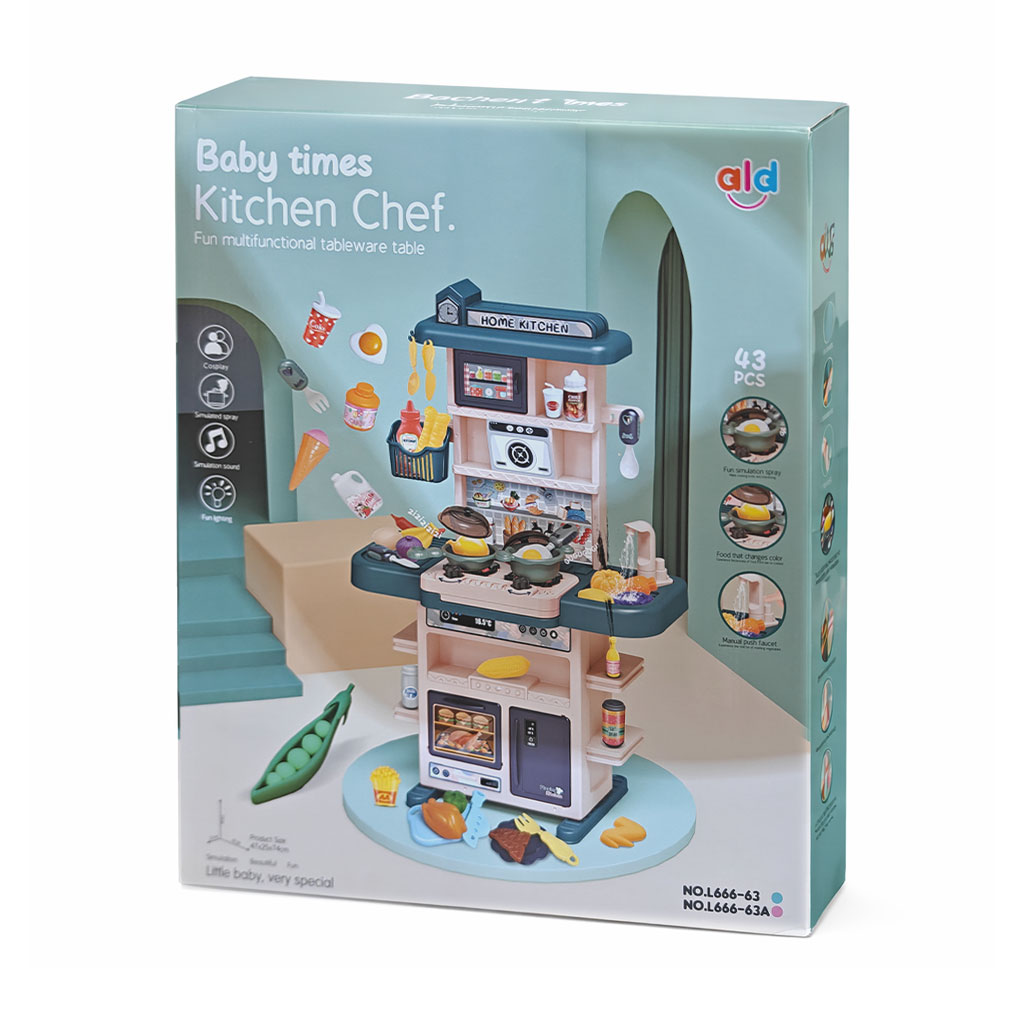 

Уцінка! Дитячий ігровий набір Готуйко, від 3 років (L666-63)