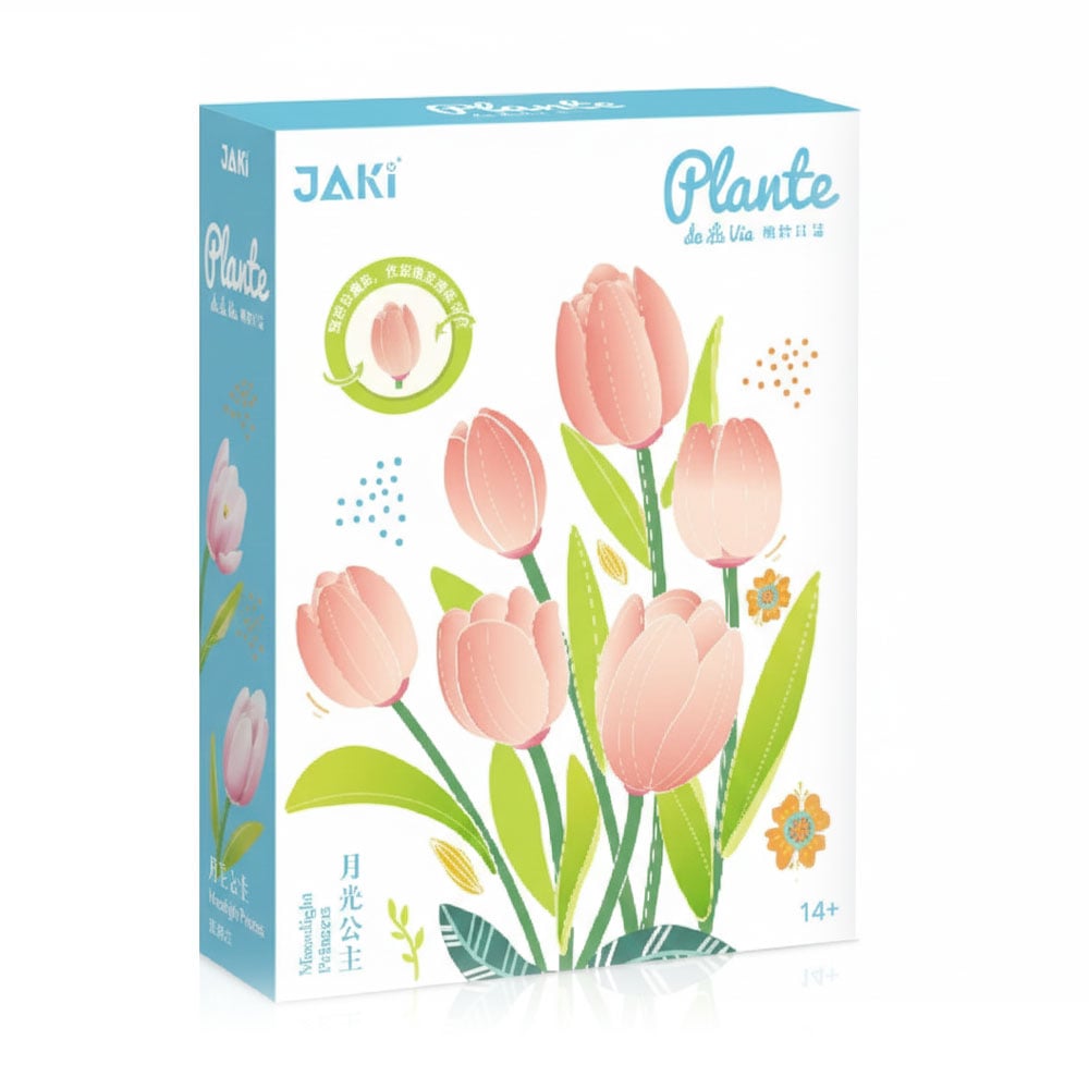 

Дитячий конструктор JAKI Цвіт Тюльпану, 304 деталі, від 14 років (JK29312)