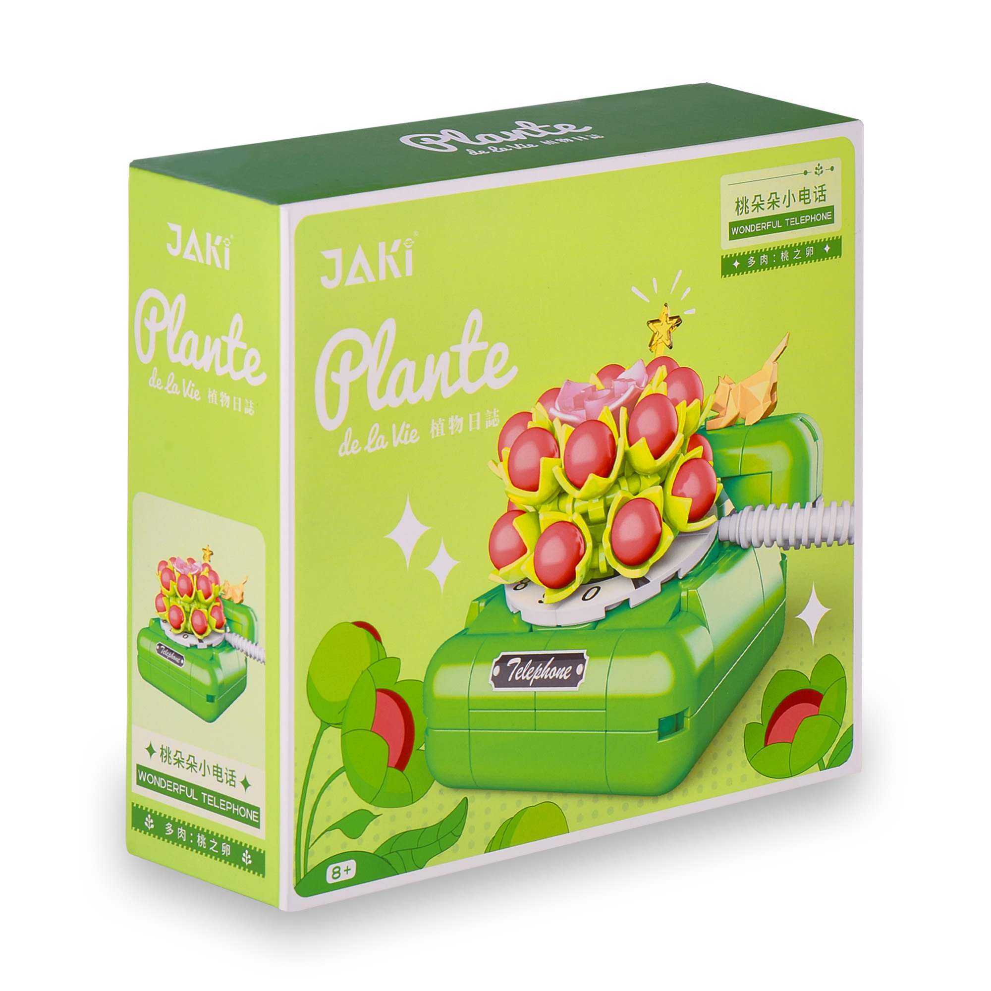 

Дитячий конструктор JAKI Квітучий телефон, 360 деталей, від 8 років (JK2718)