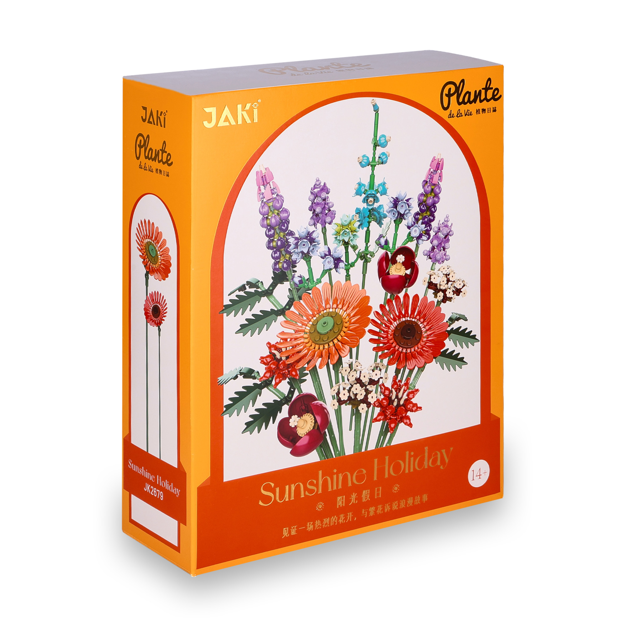 

Дитячий конструктор JAKI Квіткові історії, 1045 деталей, від 14 років (JK2679)