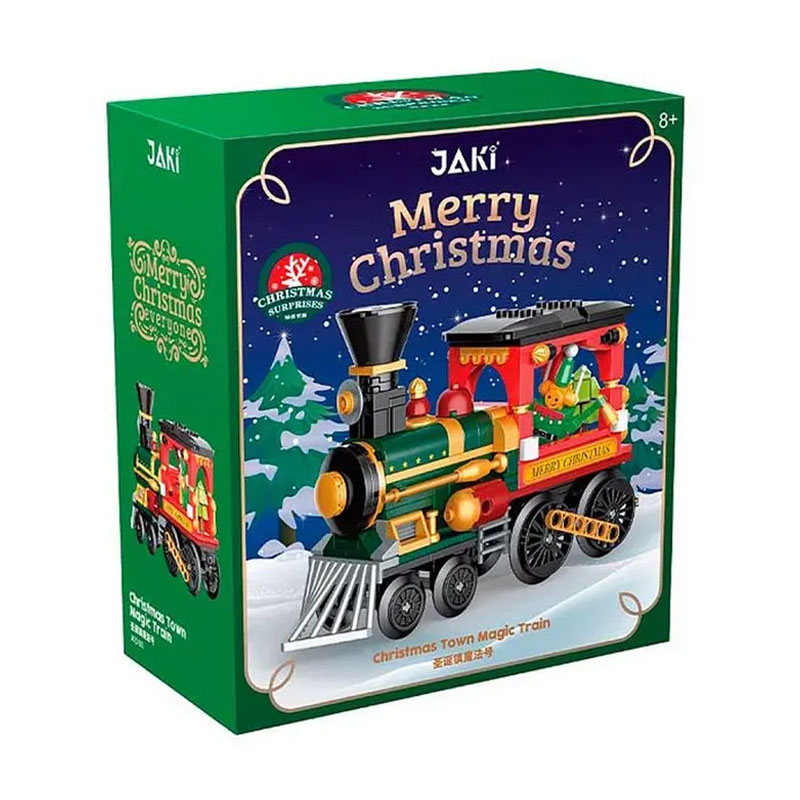 

Дитячий конструктор JAKI Чарівний паровоз, 242 деталі, від 8 років (JK5160)