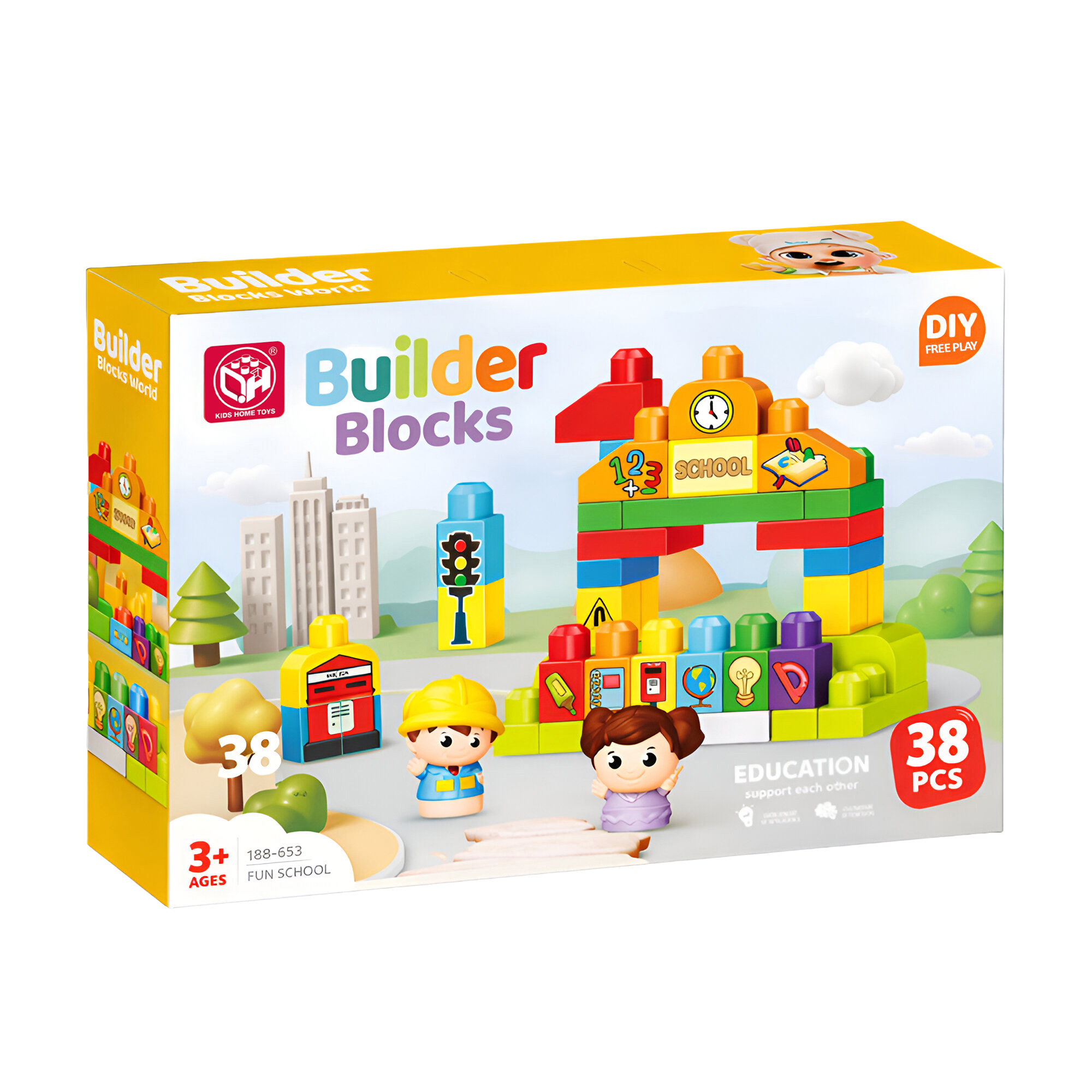 

Дитячий конструктор KIDS HOME TOYS Місце знань, від 3 років (188-653)