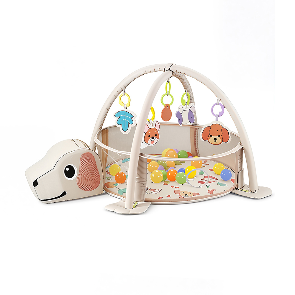 

Дитячий розвивальний килимок Menggao Песик з бортами, від народження, 106*76*53 см (668-100)