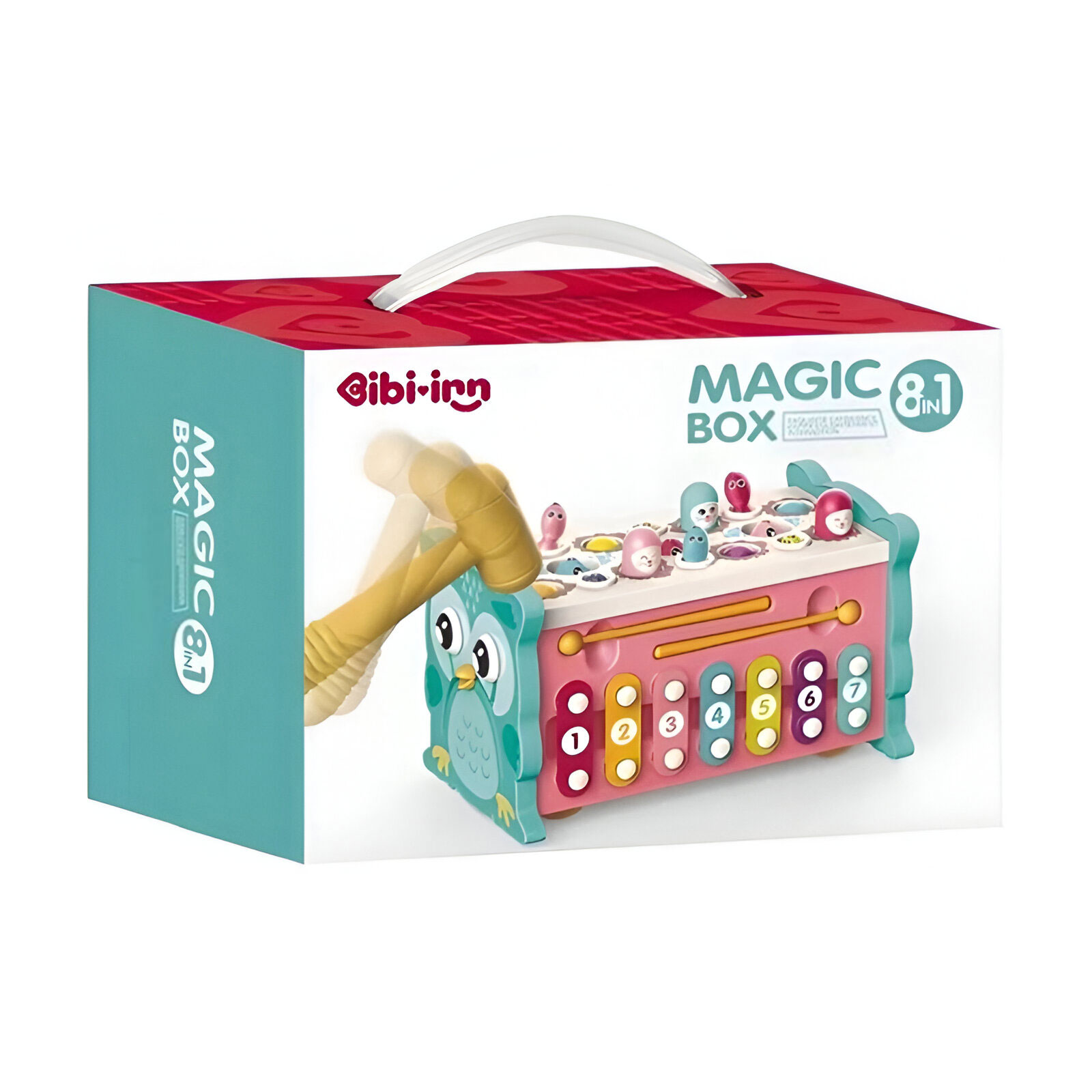 

Дитячий бізіборд-сортер 8 в 1 BIBIINN Розумне совеня, від 3 років (688-30)