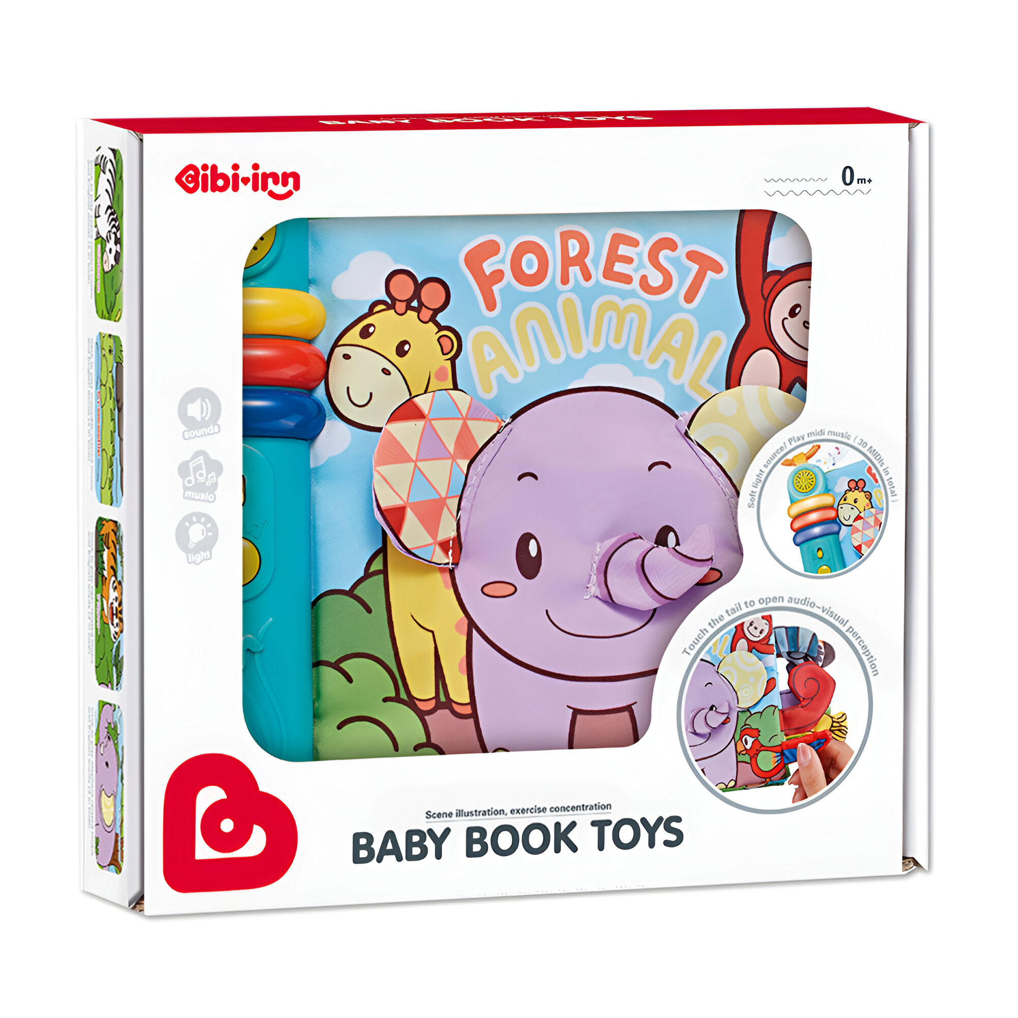 

Дитяча музична книжка BIBIINN Зоопарк, від народження (6066)