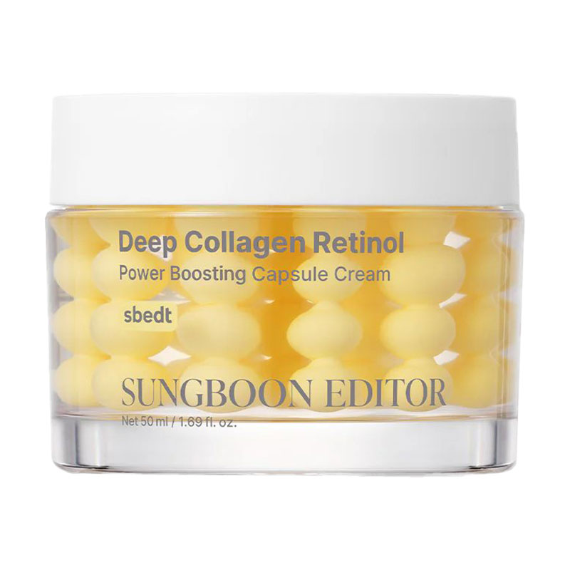 Крем для обличчя Sungboon Editor Deep Collagen Retinol Power Boosting Capsule Cream з колагеном та ретинолом, 50 мл