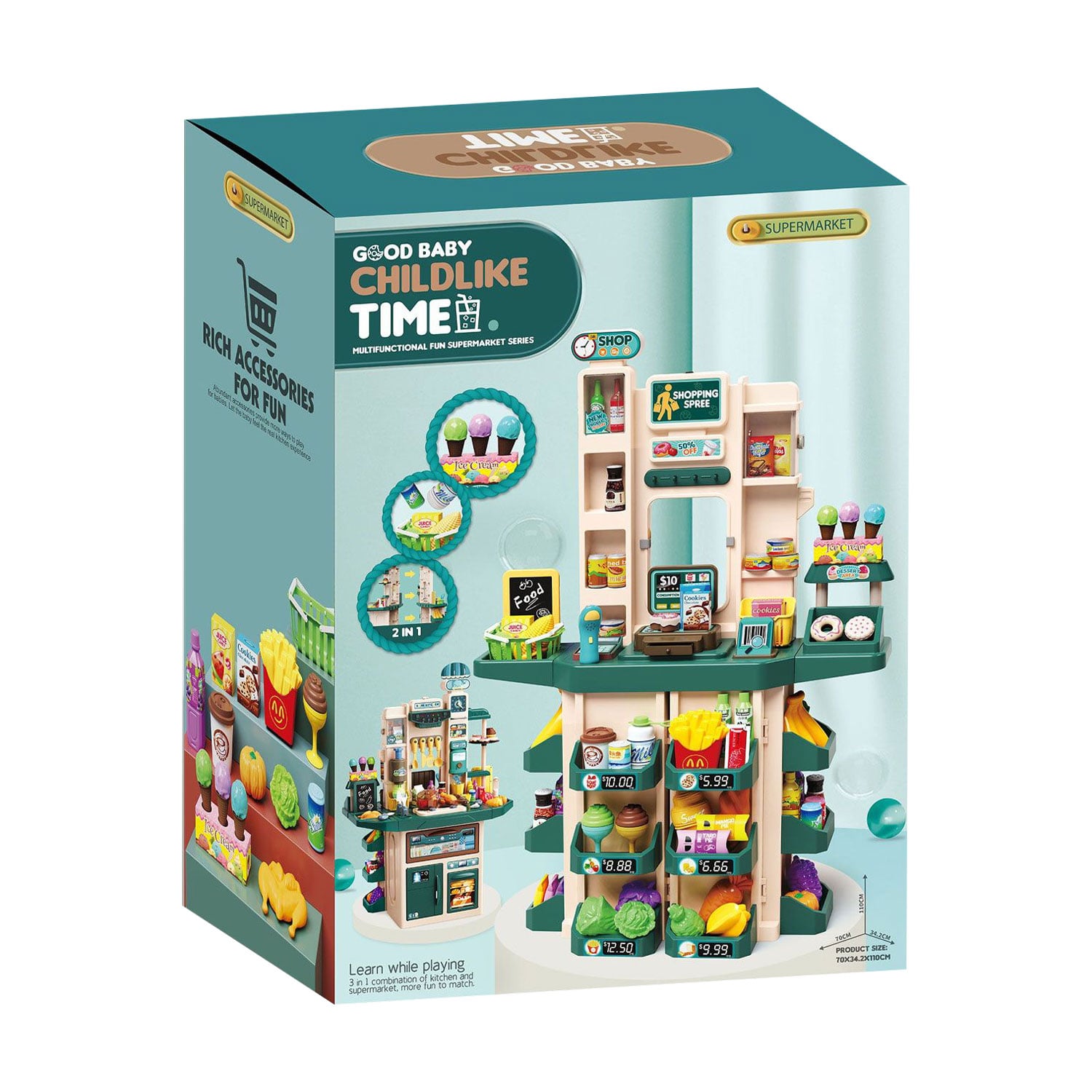 

Ігровий набір магазин ALD Смакомаркет, від 3 років (L666-67)