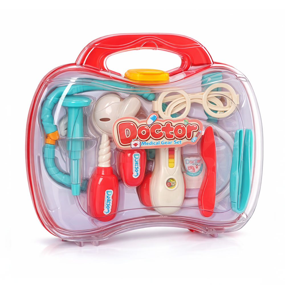 

Набір лікаря LC1 в червоній валізі, від 3 років (660-70)