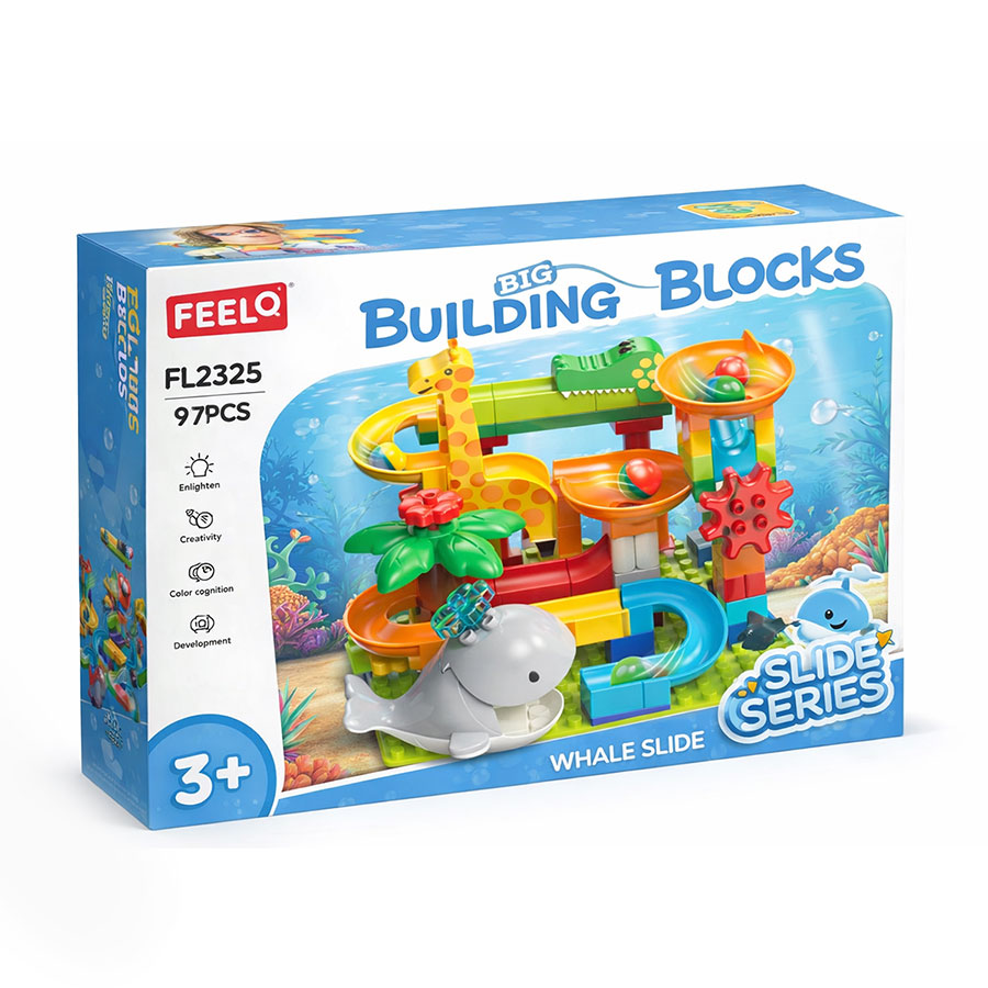

Дитячий конструктор FEELO TOYS Швидкий спуск, 97 деталей, від 3 років (FL2325)